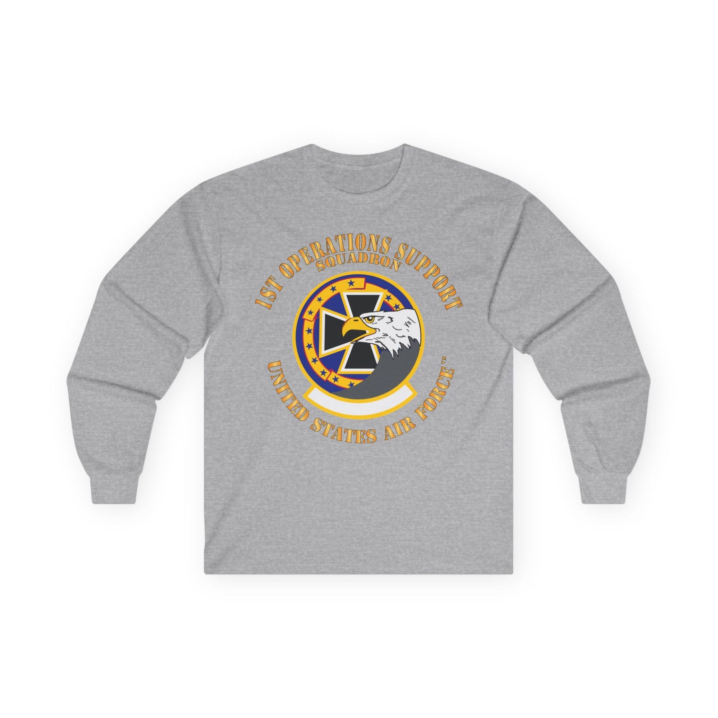 Unisex Ultra Cotton Long Sleeve Tee - USAF - 1st Operations Support Squadron