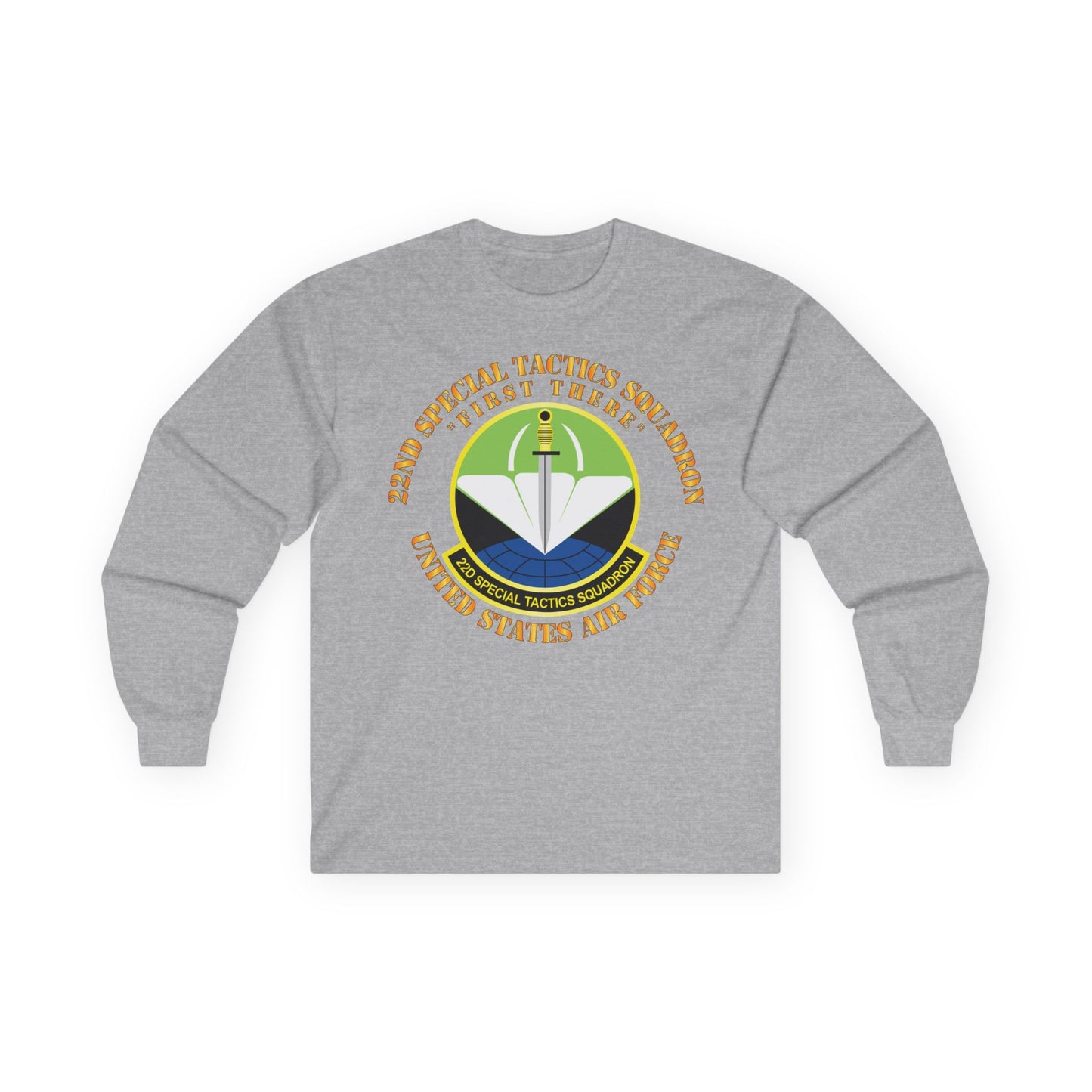 Unisex Ultra Cotton Long Sleeve Tee - USAF - 22nd Special Tactics Squadron - First There X 300