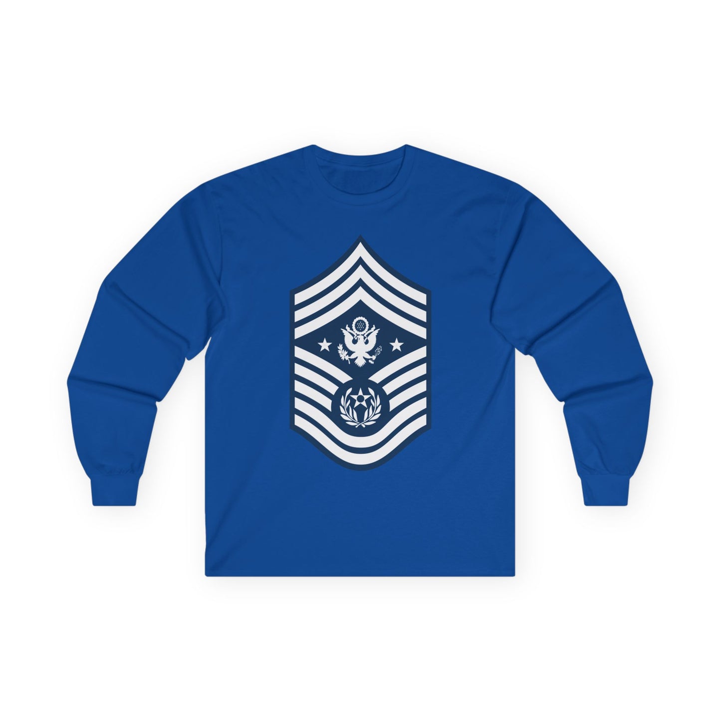 Unisex Ultra Cotton Long Sleeve Tee - USAF - Chief Master Sergeant of the Air Force (E9d) - 2020