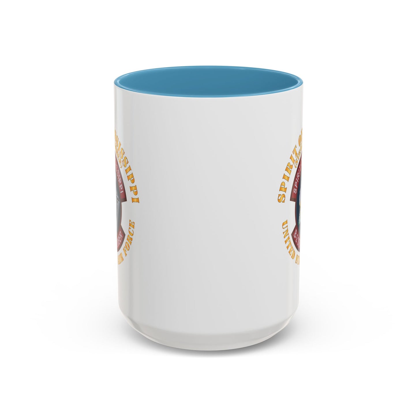 Accent Coffee Mug (11oz & 15oz) - USAF - B2 - Spirit of Mississippi - Stealth Bomber X 300