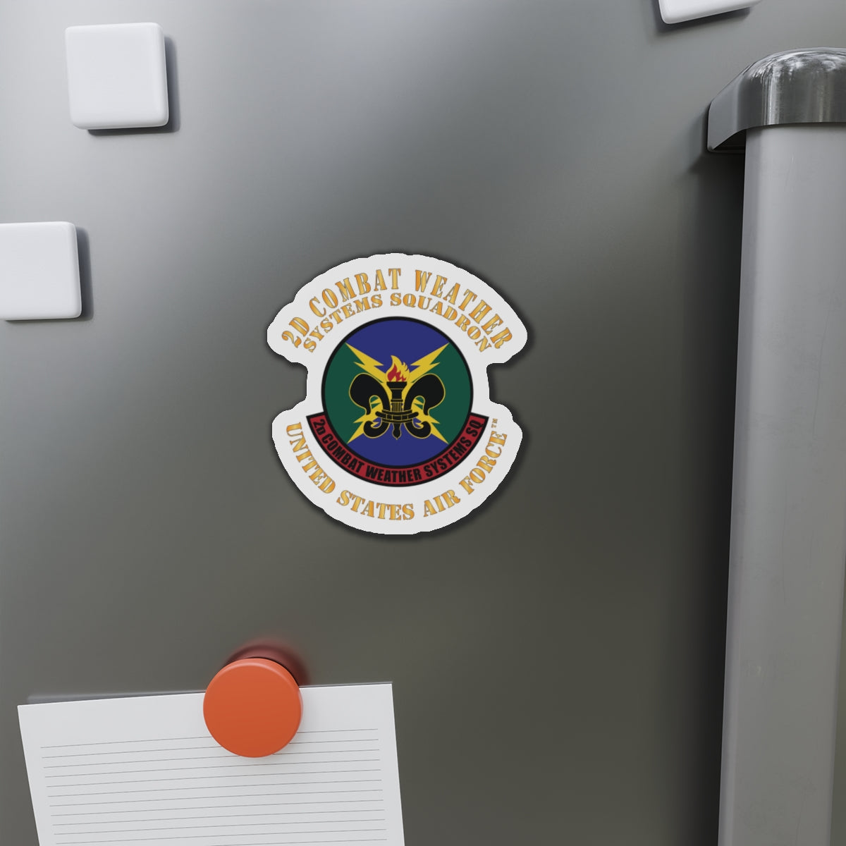 Die-Cut Magnet - USAF - 2d Combat Weather Systems Squadron X 300