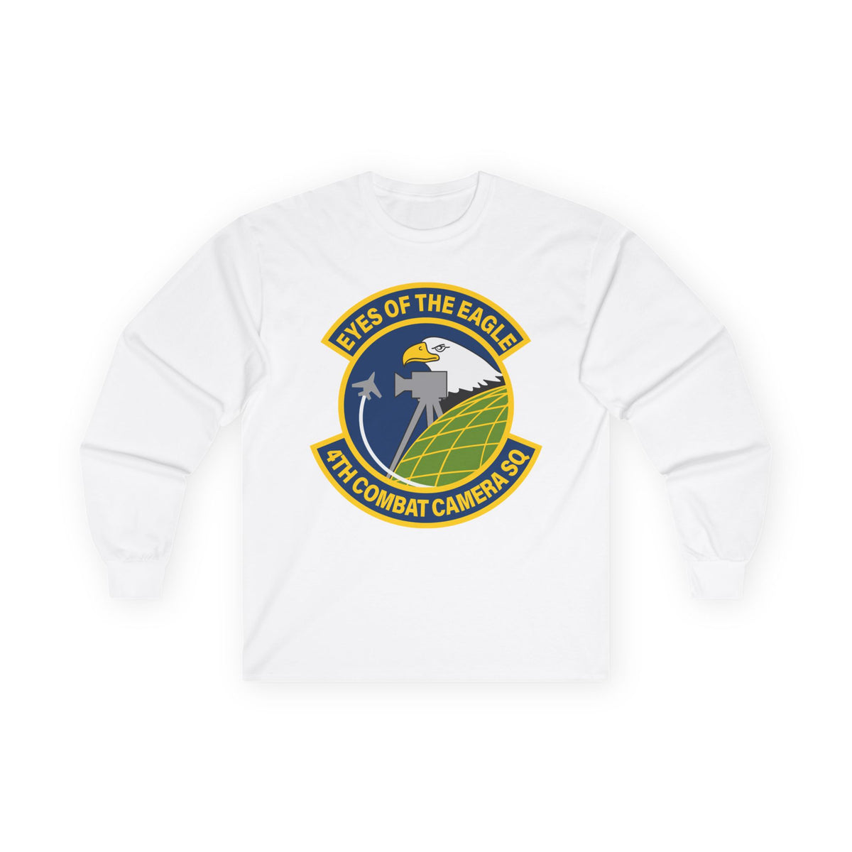 Unisex Ultra Cotton Long Sleeve Tee - USAF - 4th Combat Camera Squadron wo txt X 300