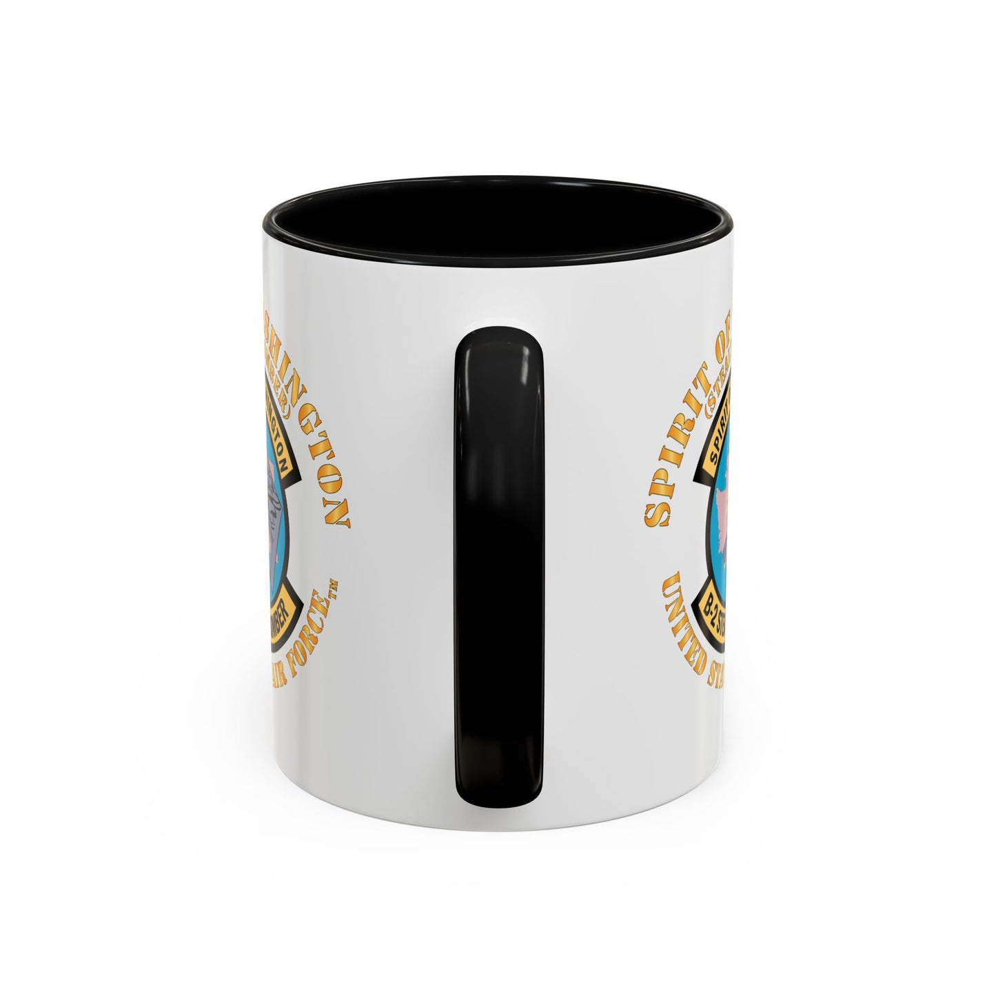 Accent Coffee Mug (11oz & 15oz) - USAF - B2 - Spirit of Washington - Stealth Bomber X 300