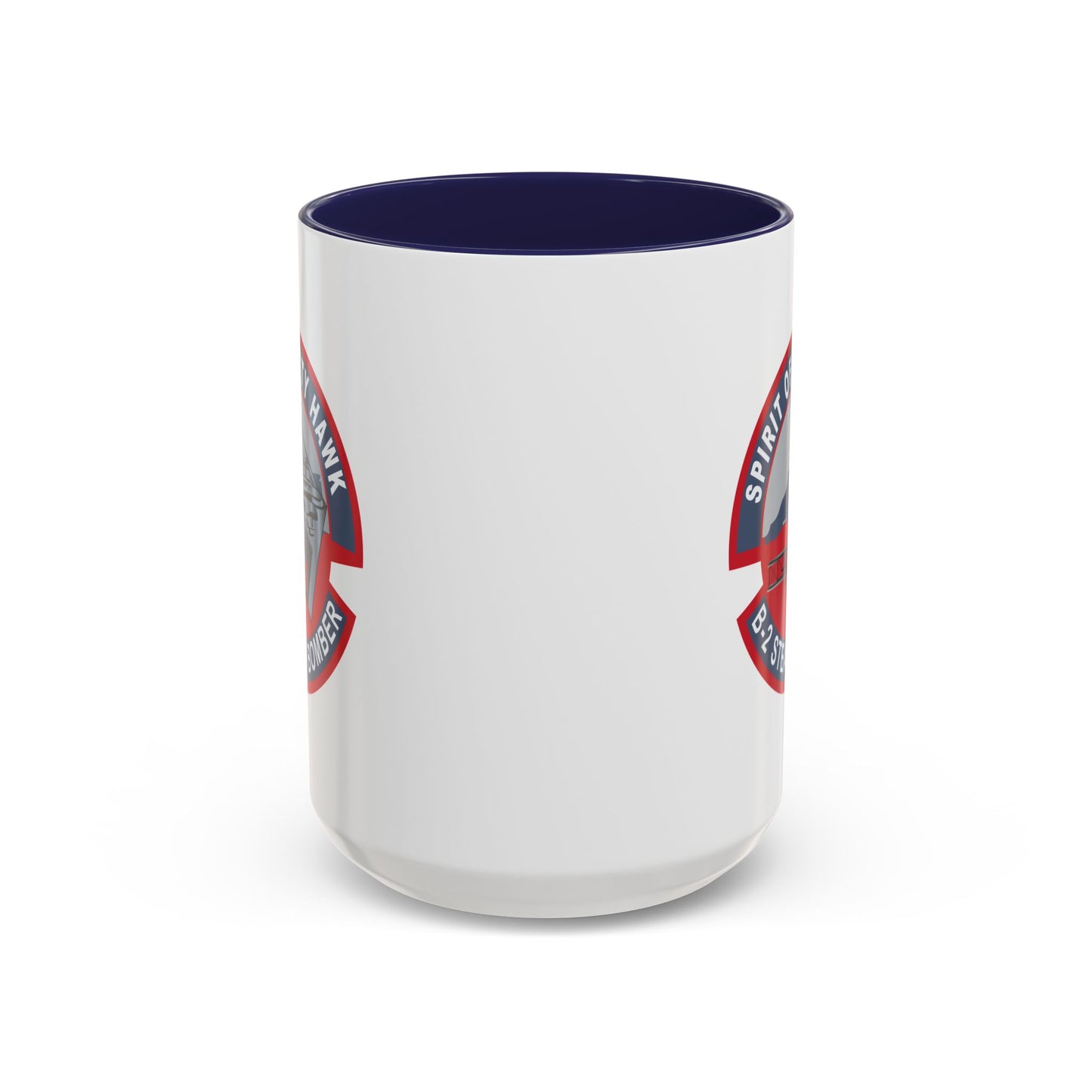 Accent Coffee Mug (11oz & 15oz) - USAF - B2 - Spirit of Kitty Hawk - Stealth Bomber wo txt X 300