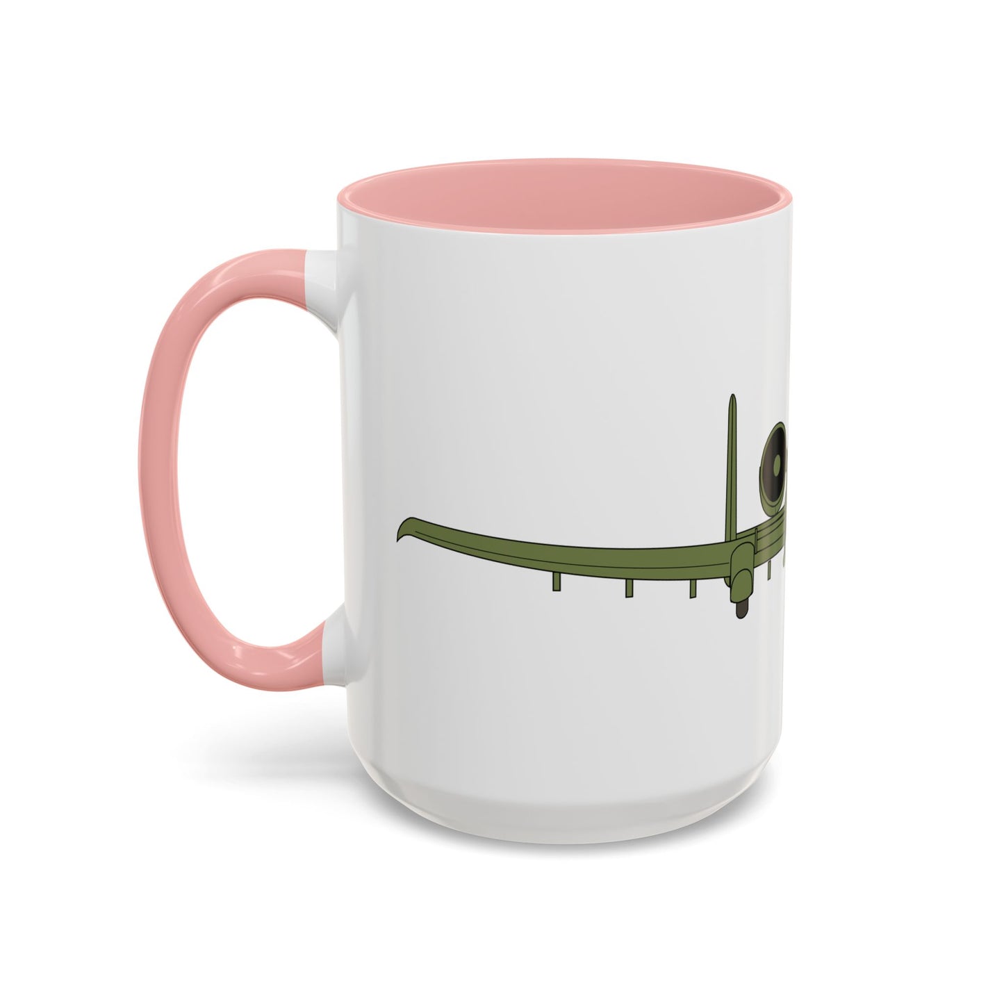 Accent Coffee Mug (11oz & 15oz) - Aircraft - USAF - A-10 Thunderbolt II - Front X 300
