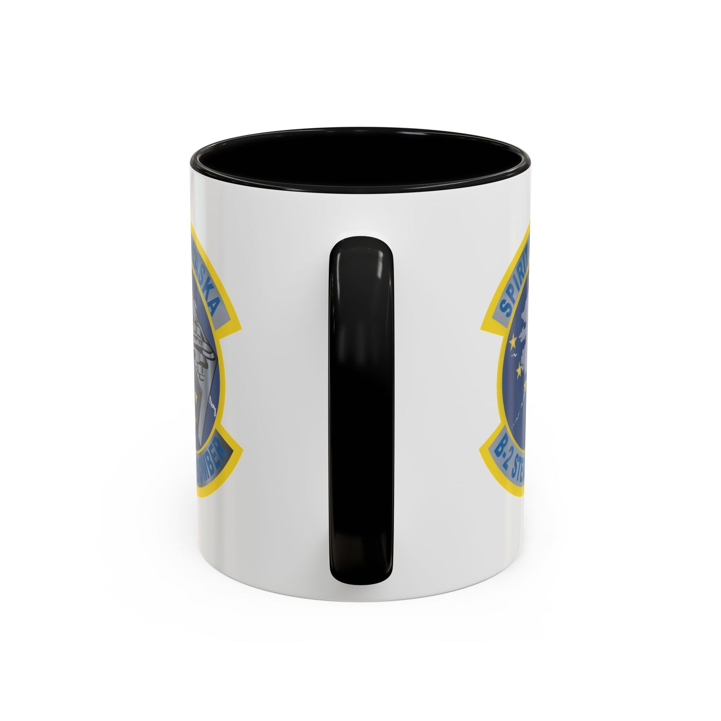 Accent Coffee Mug (11oz & 15oz) - USAF - B2 - Spirit of Alaska - Stealth Bomber wo txt X 300