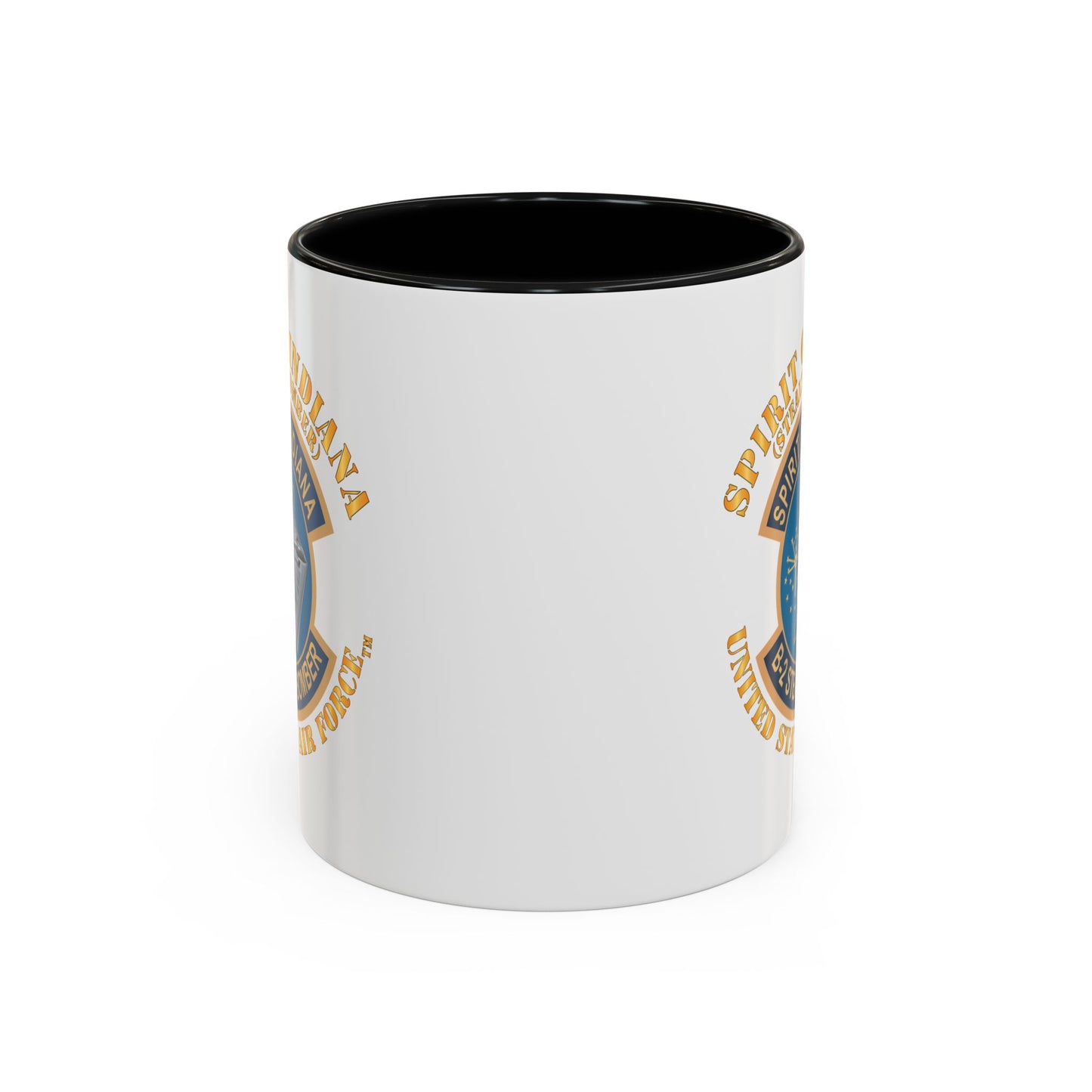 Accent Coffee Mug (11oz & 15oz) - USAF - B2 - Spirit of Indiana - Stealth Bomber X 300
