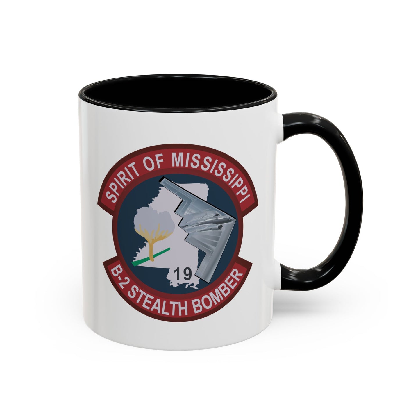Accent Coffee Mug (11oz & 15oz) - USAF - B2 - Spirit of Mississippi - Stealth Bomber wo txt X 300