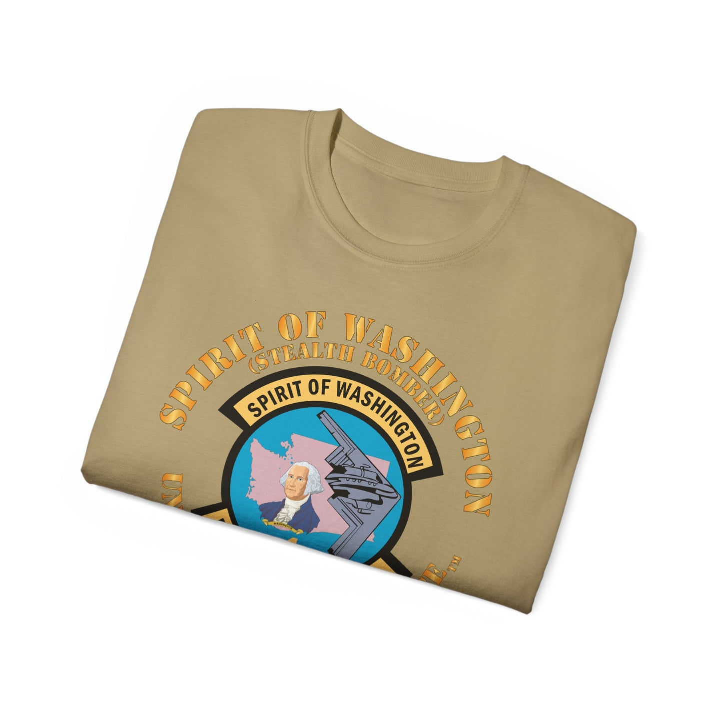 Unisex Ultra Cotton Tee - USAF - B2 - Spirit of Washington - Stealth Bomber X 300