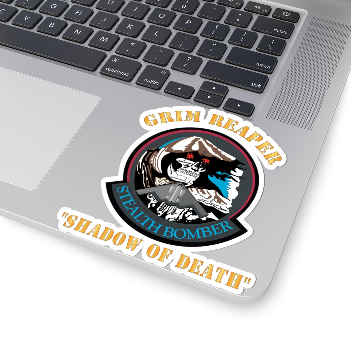 Kiss-Cut Stickers - USAF - B2 - Grim Reaper - Stealth Bomber X 300
