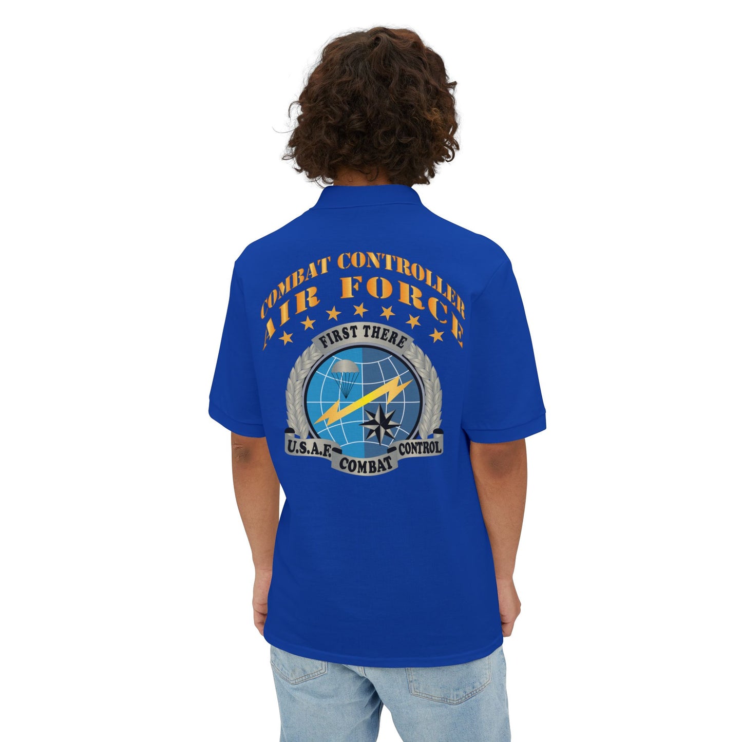 Men's Piqué Polo - USAF - Combat Controller X 300