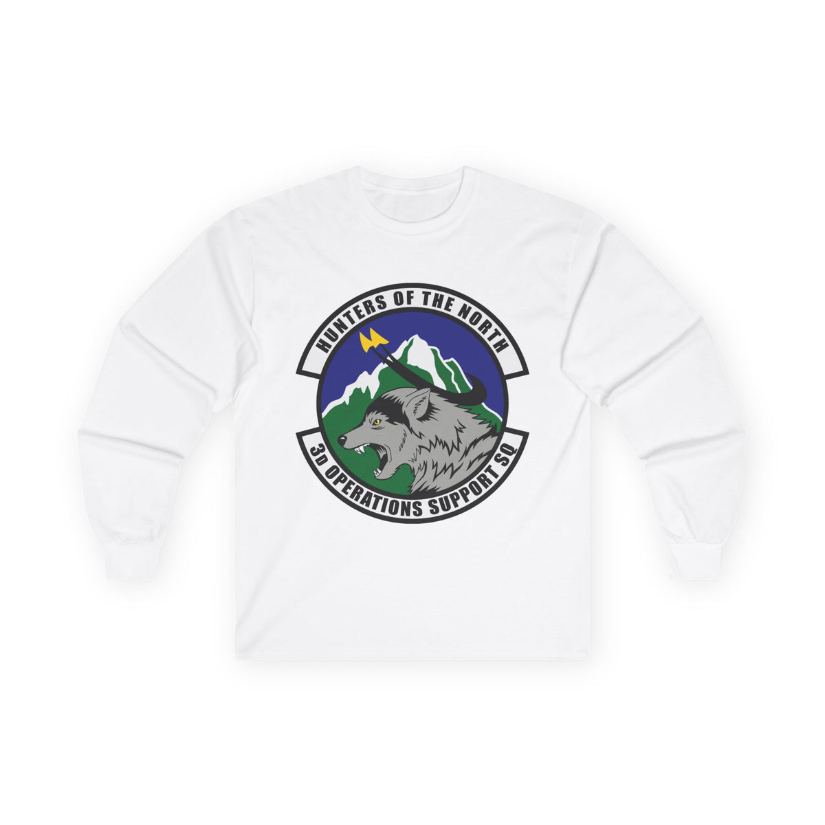 Unisex Ultra Cotton Long Sleeve Tee - USAF - 3rd Operations Support Squadron wo txt X 300