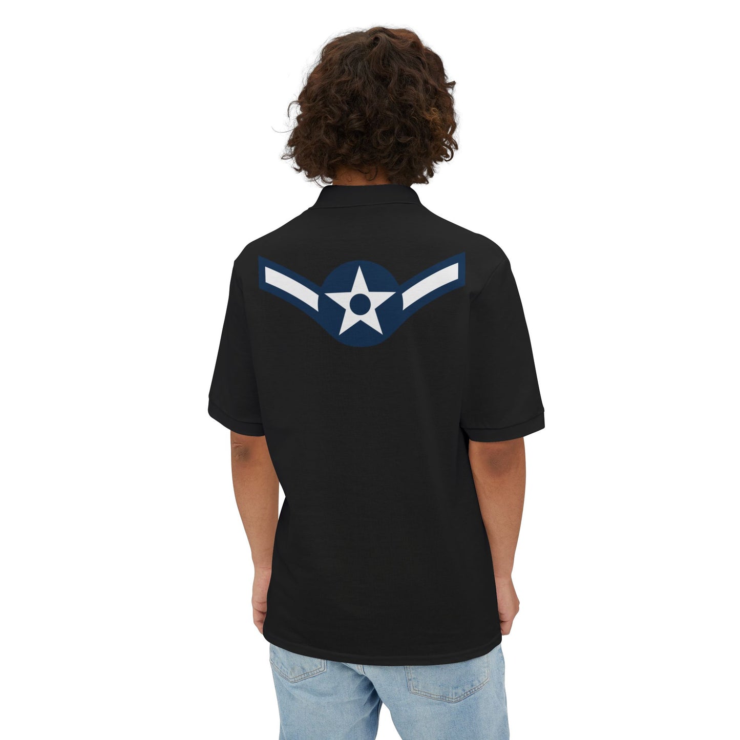 Men's Piqué Polo - USAF - Airman (E2) - 2020