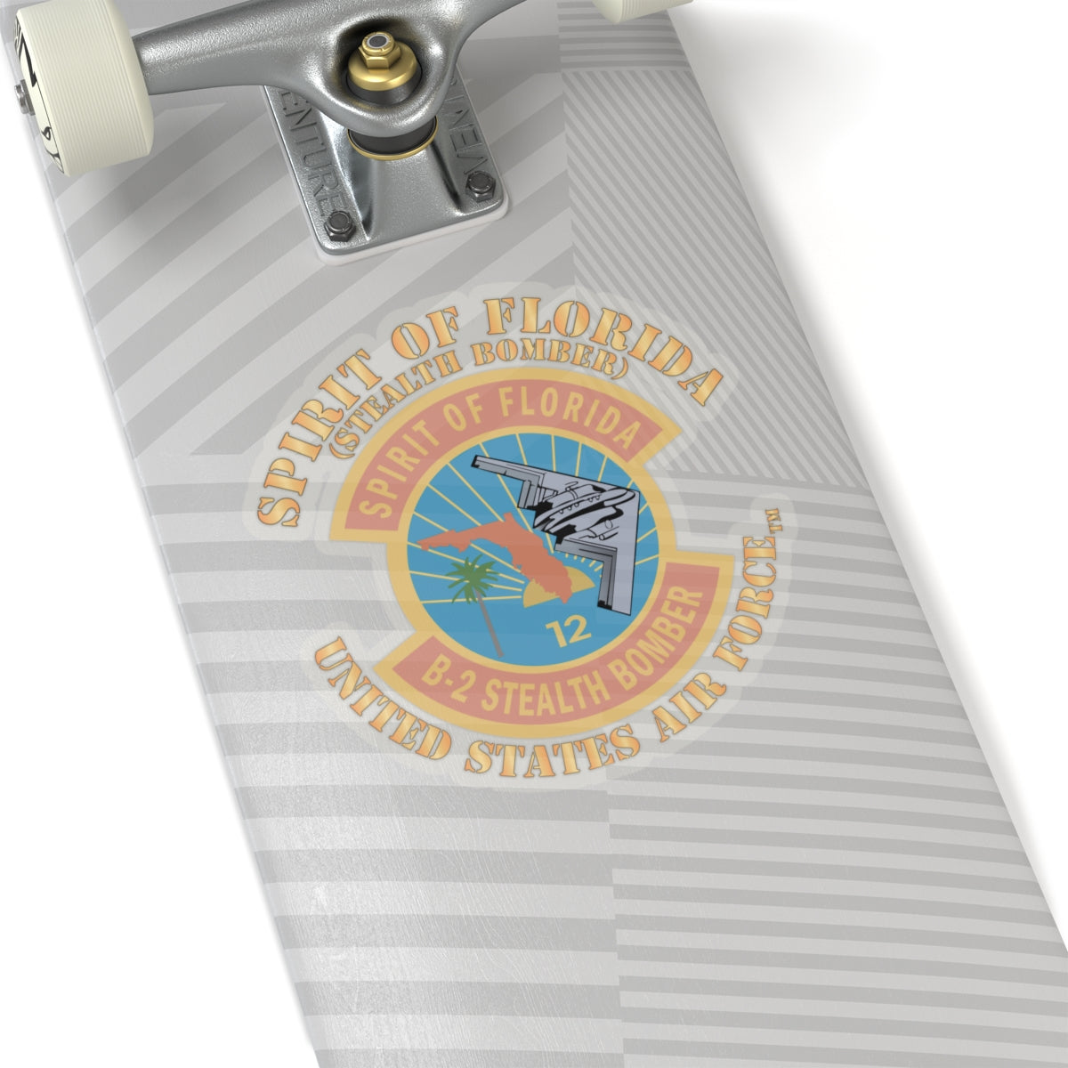Kiss-Cut Stickers - USAF - B2 - Spirit of Florida - Stealth Bomber X 300