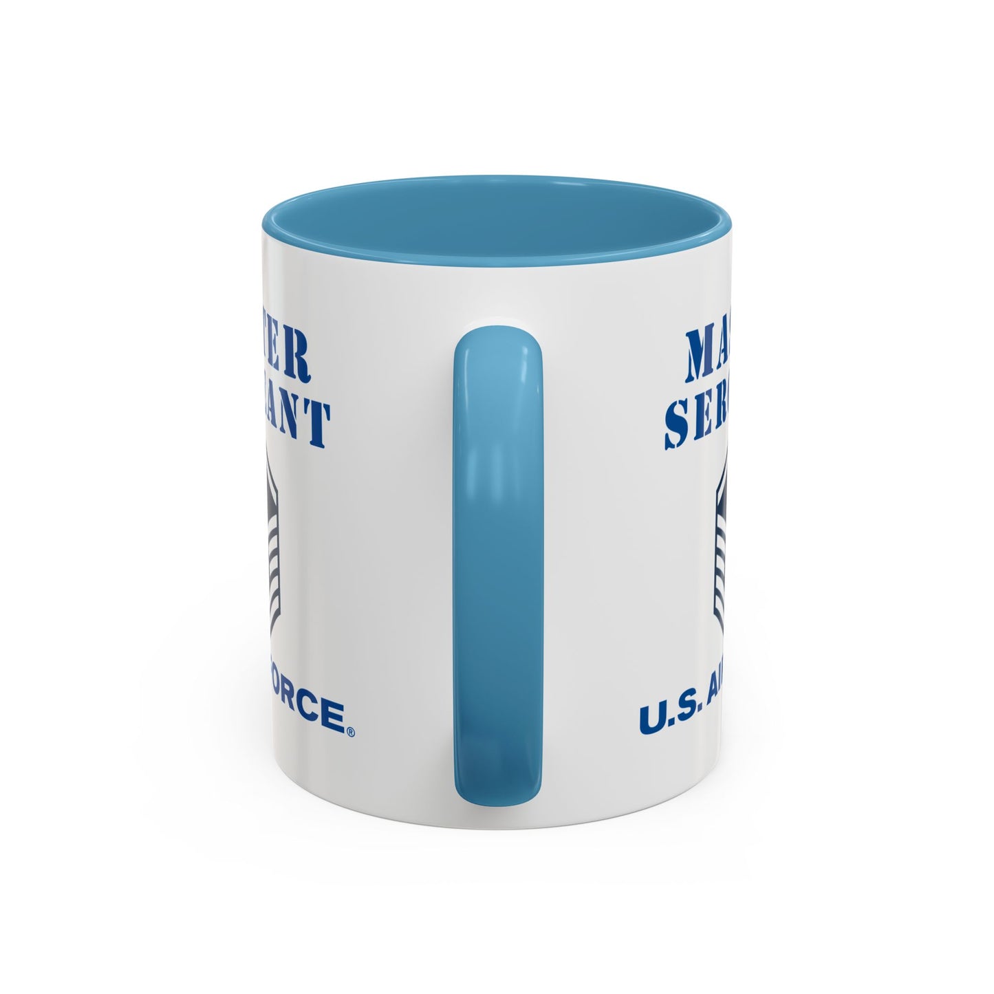 Accent Coffee Mug (11oz & 15oz) - USAF - Master Sergeant (E7a) - 2020 - US Air Force w Text X 300