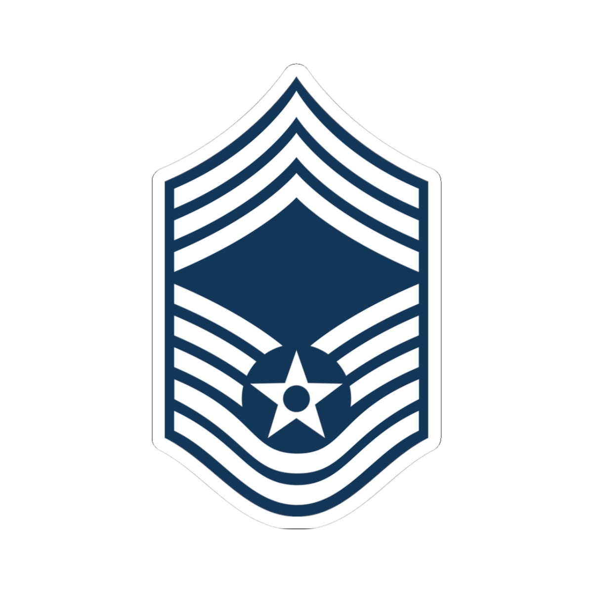 Kiss-Cut Stickers - USAF - Chief Master Sergeant (E9a) - 2020