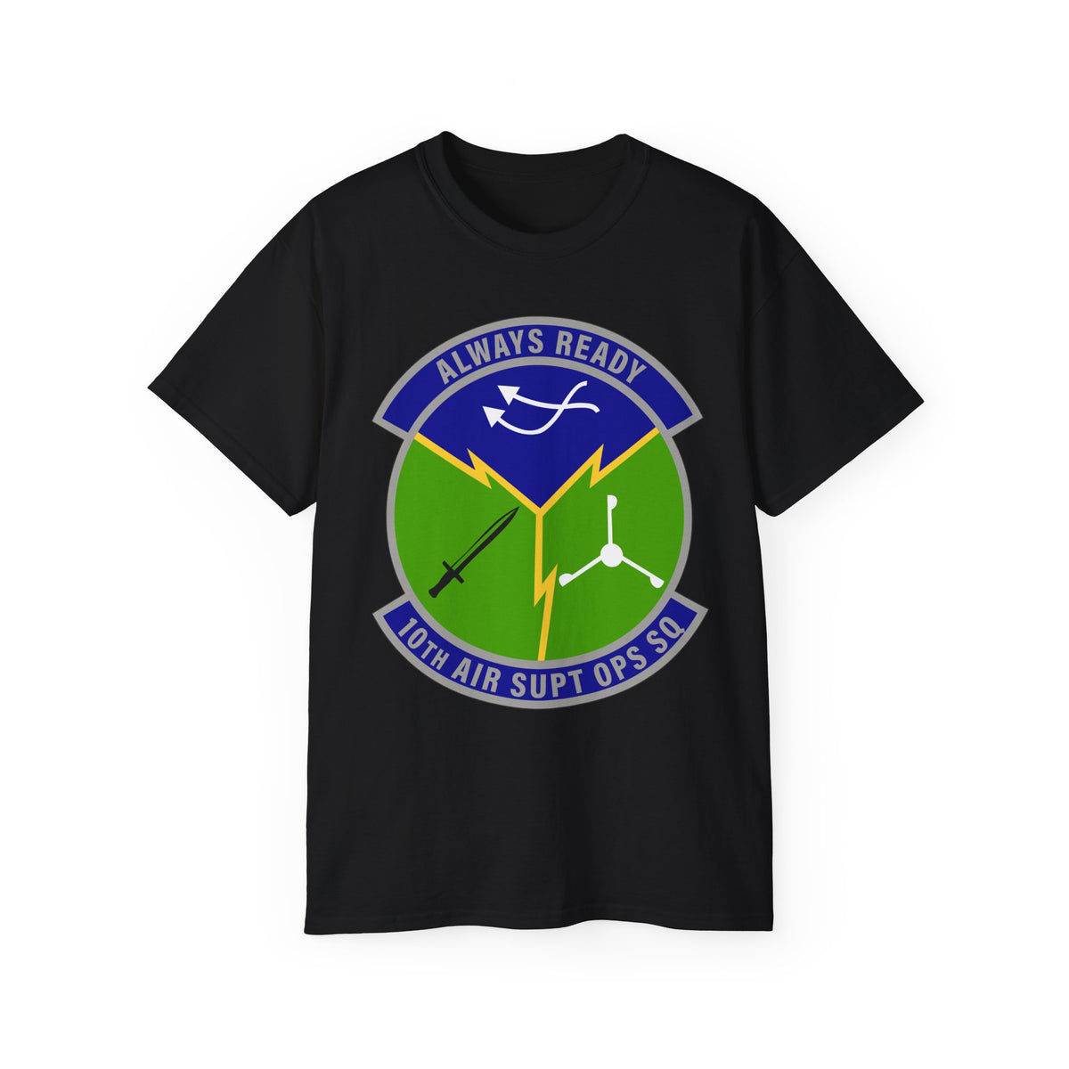Unisex Ultra Cotton Tee - USAF - 10th Air Support Operations Squadron wo txt