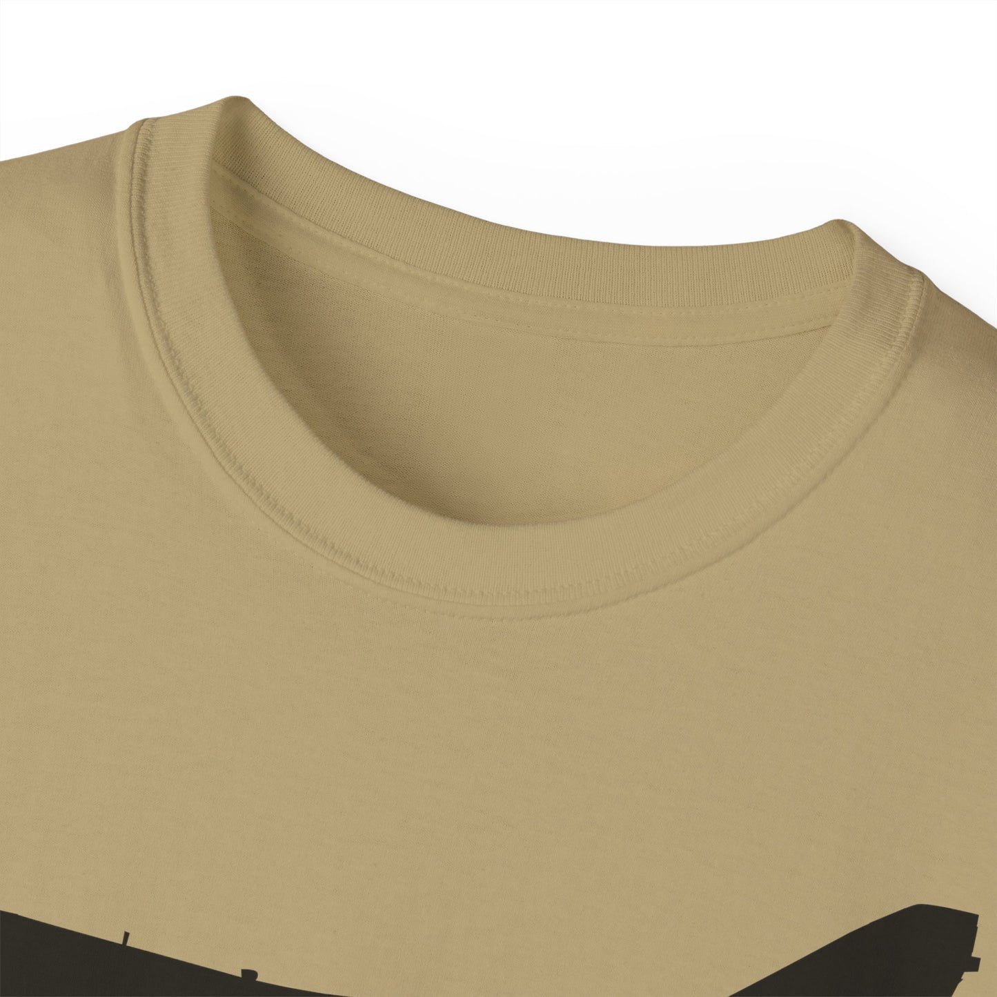 Unisex Ultra Cotton Tee - Aircraft - Navy - A-7B Corsair II - Side - Silhouette X 300