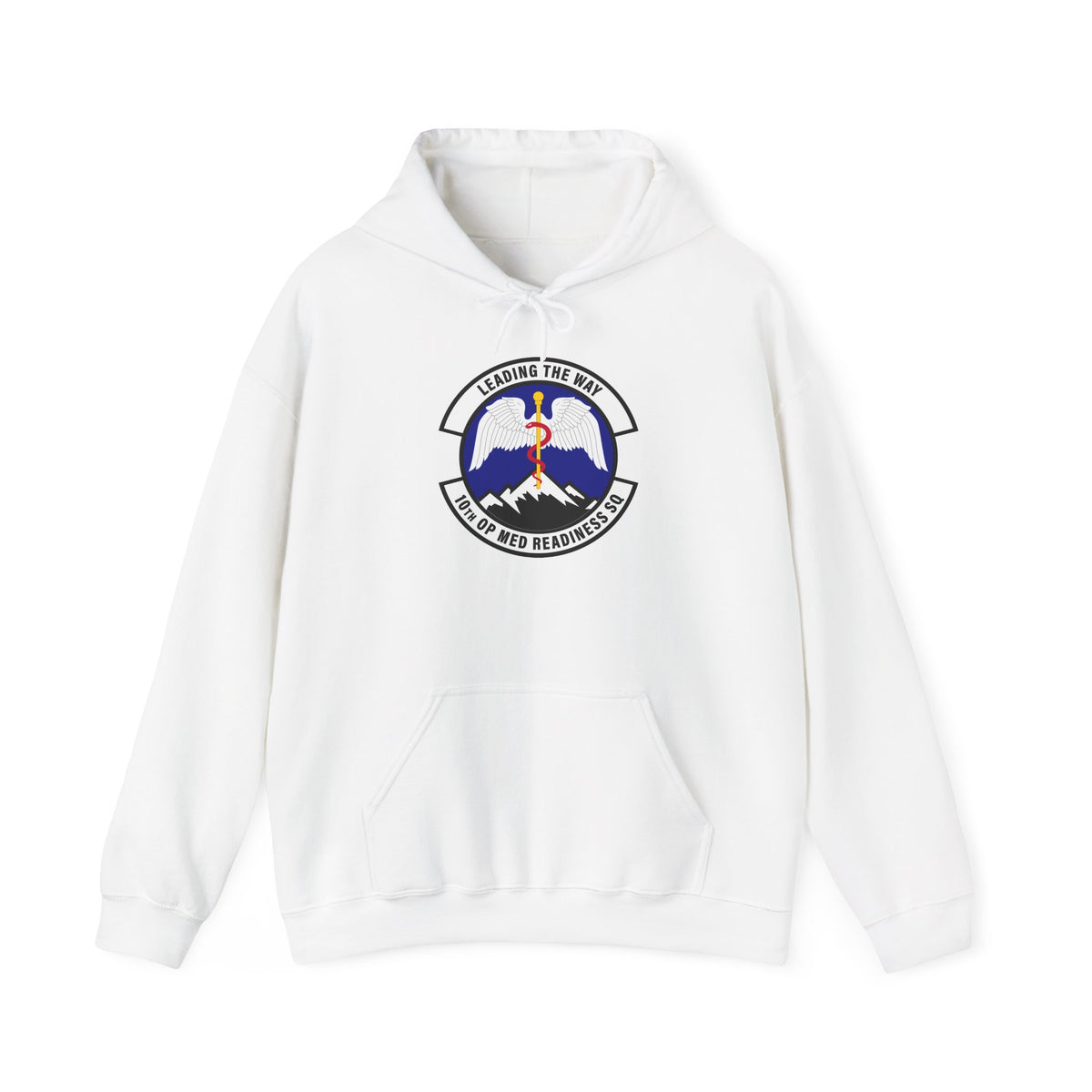 Unisex Heavy Blend Hooded Sweatshirt - USAF - 10th Operational Medical Readiness Sq wo txt