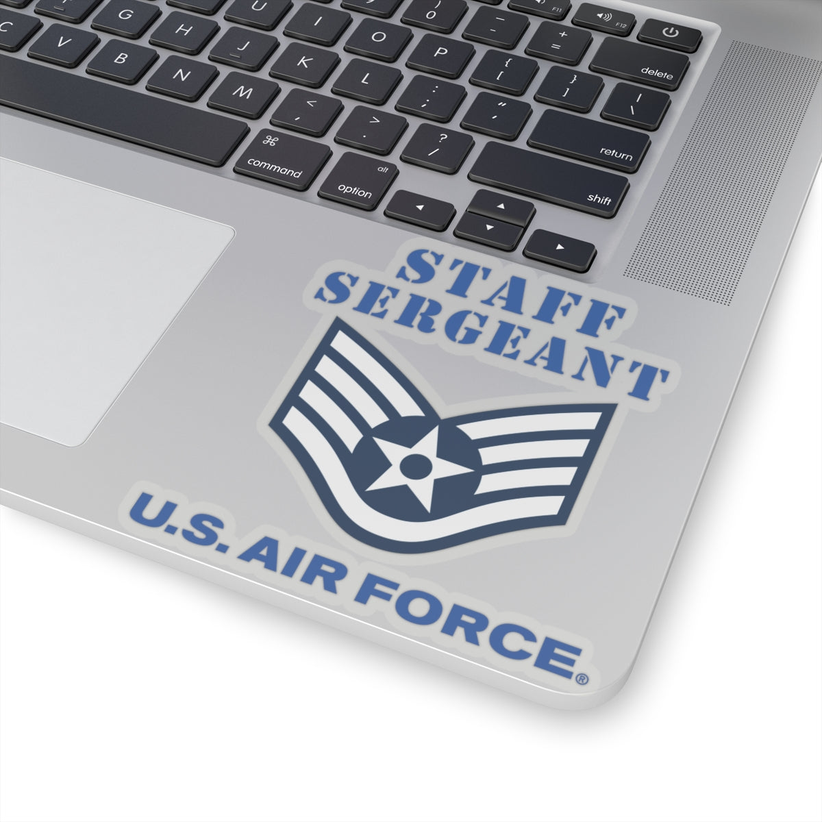 Kiss-Cut Stickers - USAF - Staff Sergeant (E5) - 2020 - US Air Force w Text