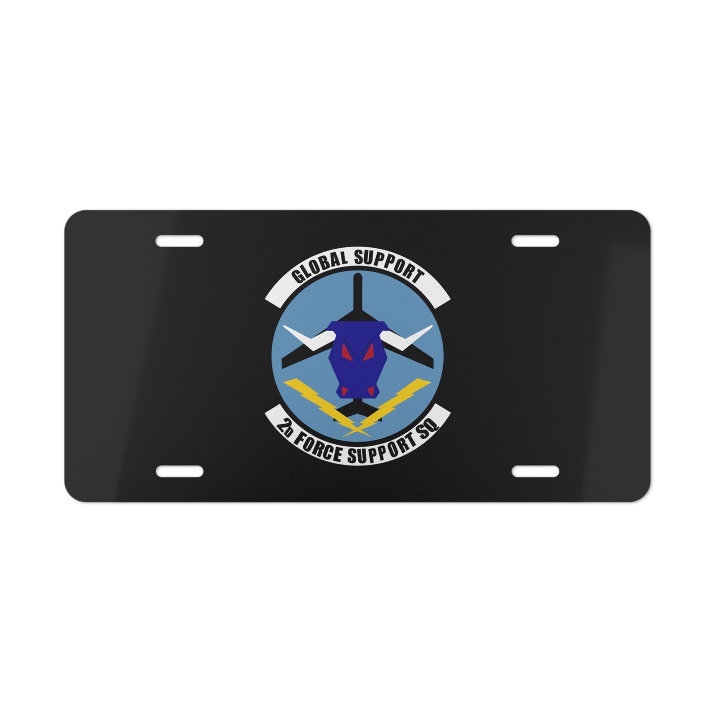 License Plate - USAF - 2d  Force Support Squadron wo txt