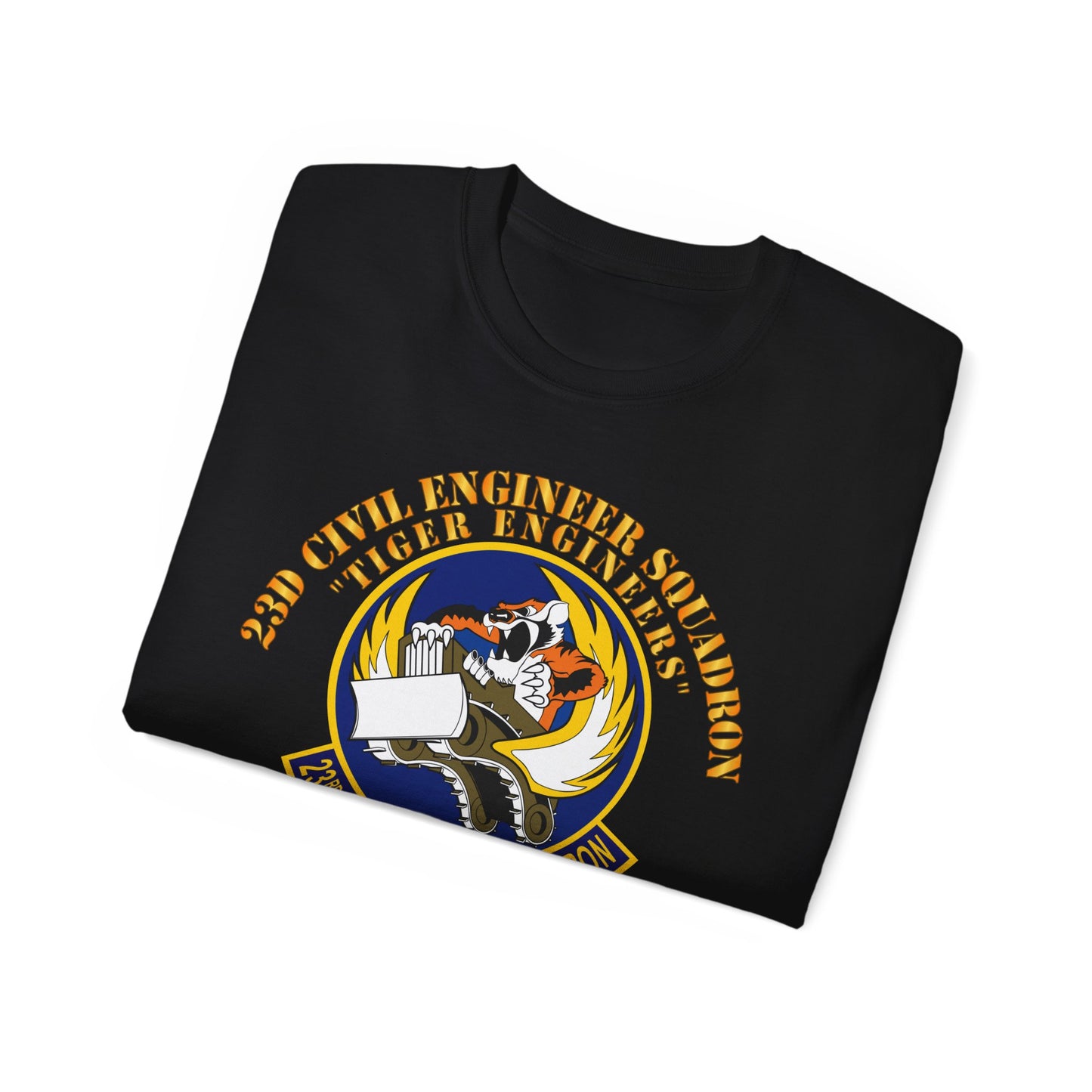 Unisex Ultra Cotton Tee - USAF - 23d Civil Engineer Squadron - Tiger Engineers - Moody AFB, GA