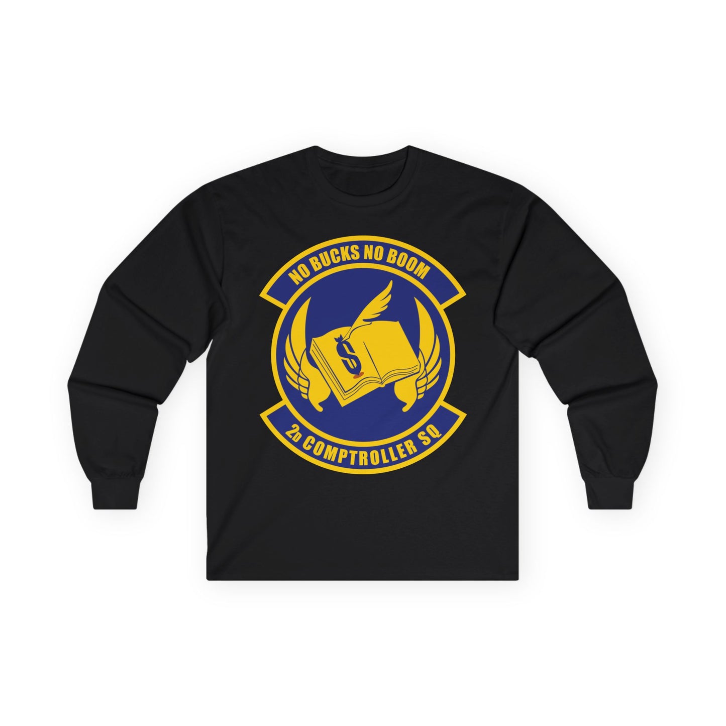 Unisex Ultra Cotton Long Sleeve Tee - USAF - 2nd Comptroller Squadron wo txt