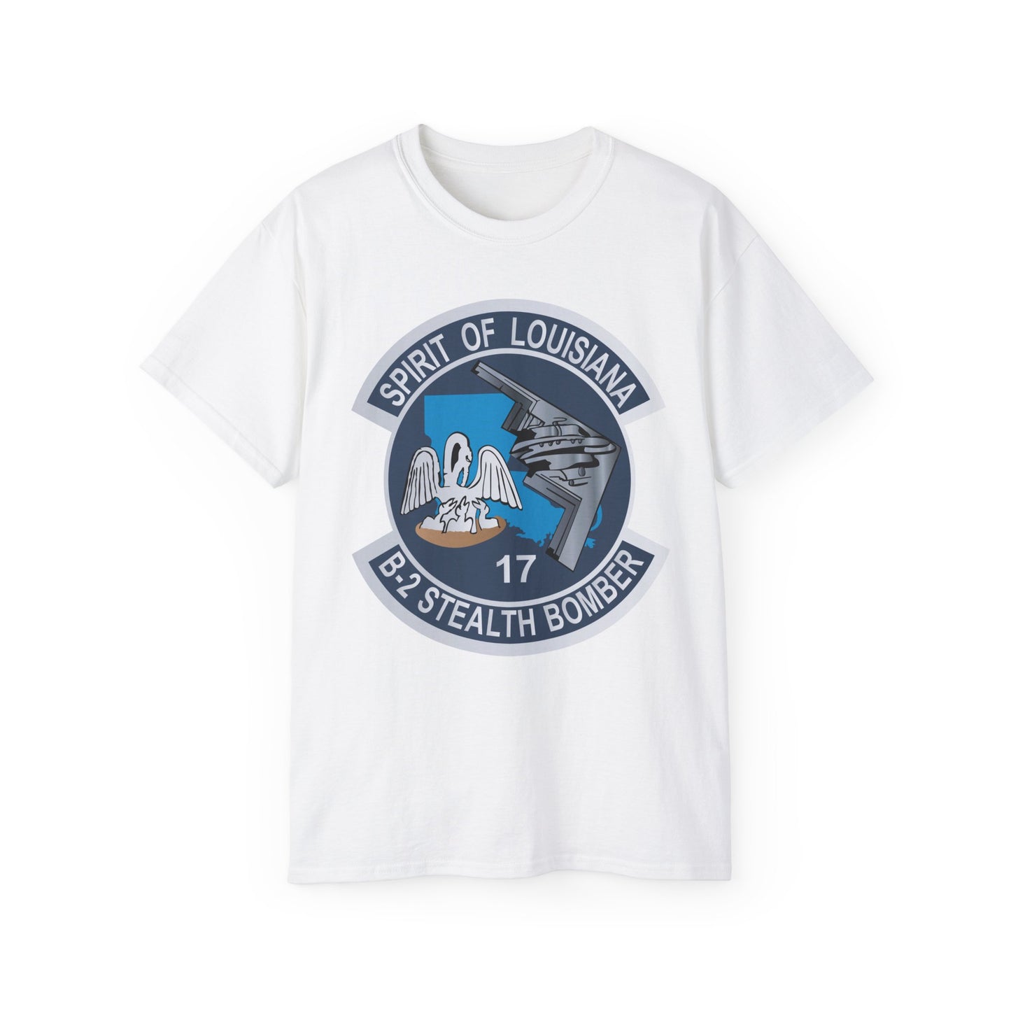 Unisex Ultra Cotton Tee - USAF - B2 - Spirit of Louisiana - Stealth Bomber wo txt X 300