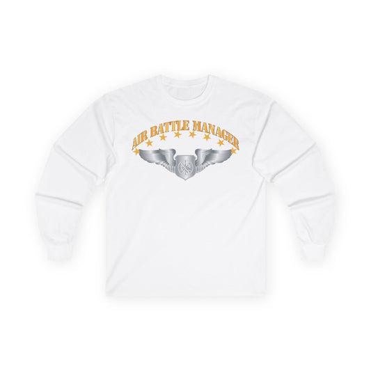Unisex Ultra Cotton Long Sleeve Tee - USAF - Air Battle Manager X 300