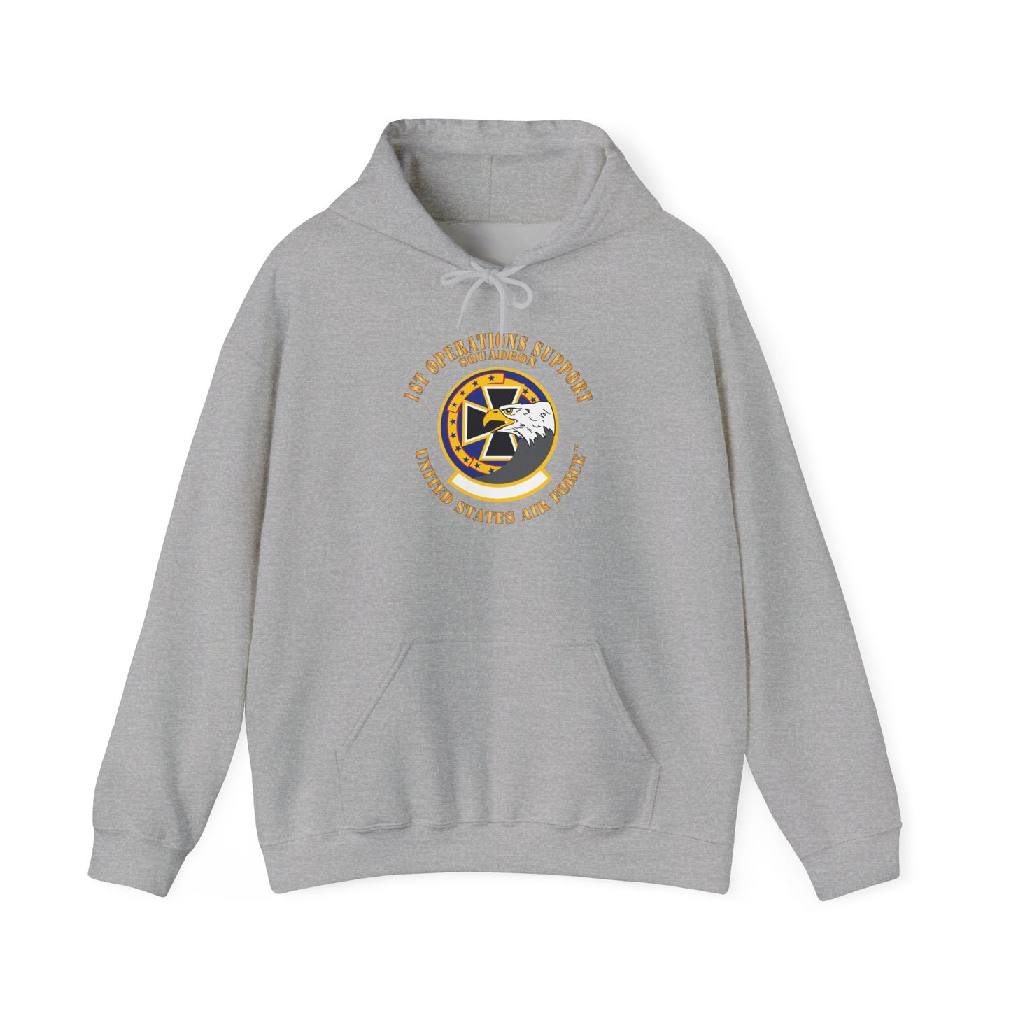 Unisex Heavy Blend Hooded Sweatshirt - USAF - 1st Operations Support Squadron