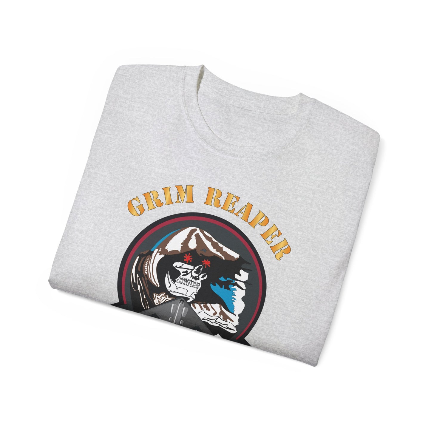 Unisex Ultra Cotton Tee - USAF - B2 - Grim Reaper - Stealth Bomber X 300