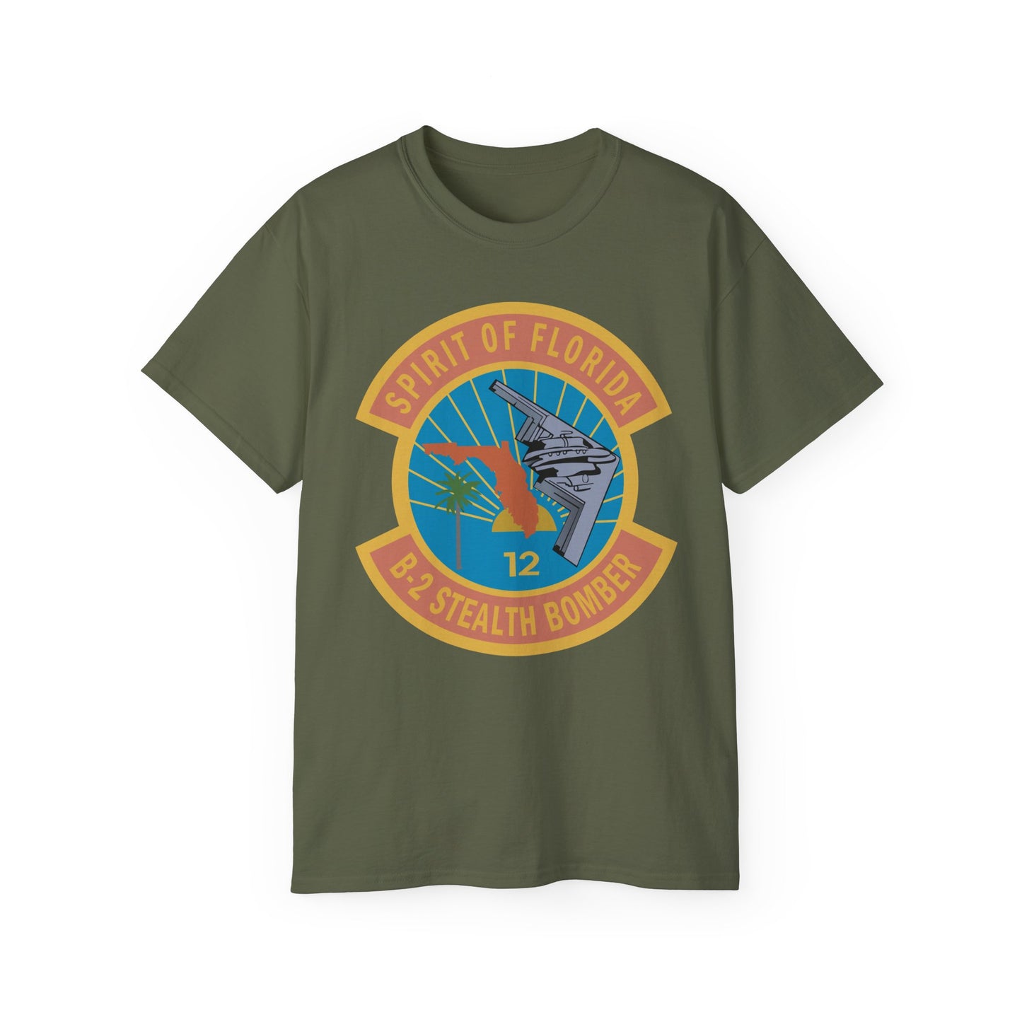 Unisex Ultra Cotton Tee - USAF - B2 - Spirit of Florida - Stealth Bomber wo txt X 300