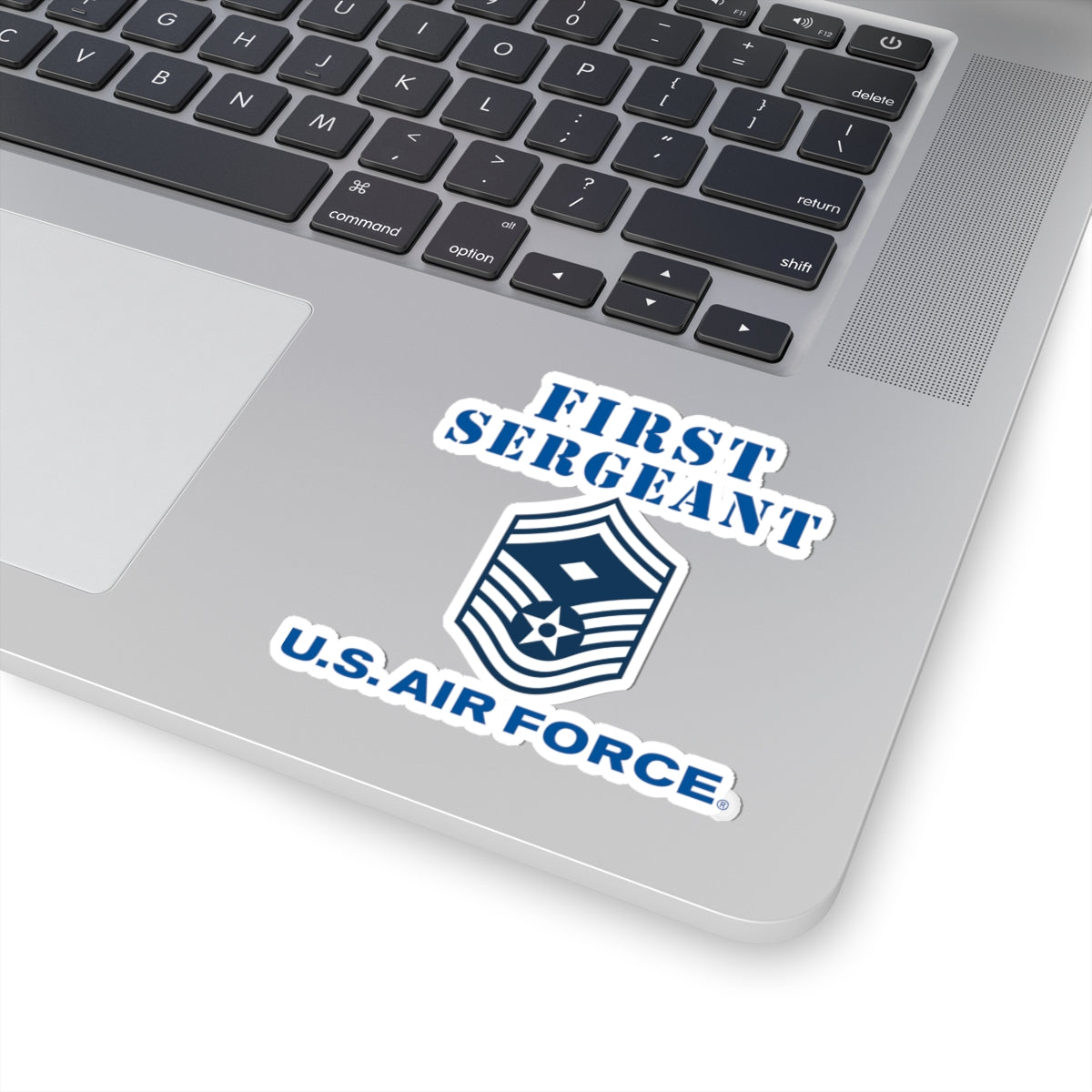 Kiss-Cut Stickers - USAF - First Sergeant (E8b) - 2020 - US Air Force w Text X 300