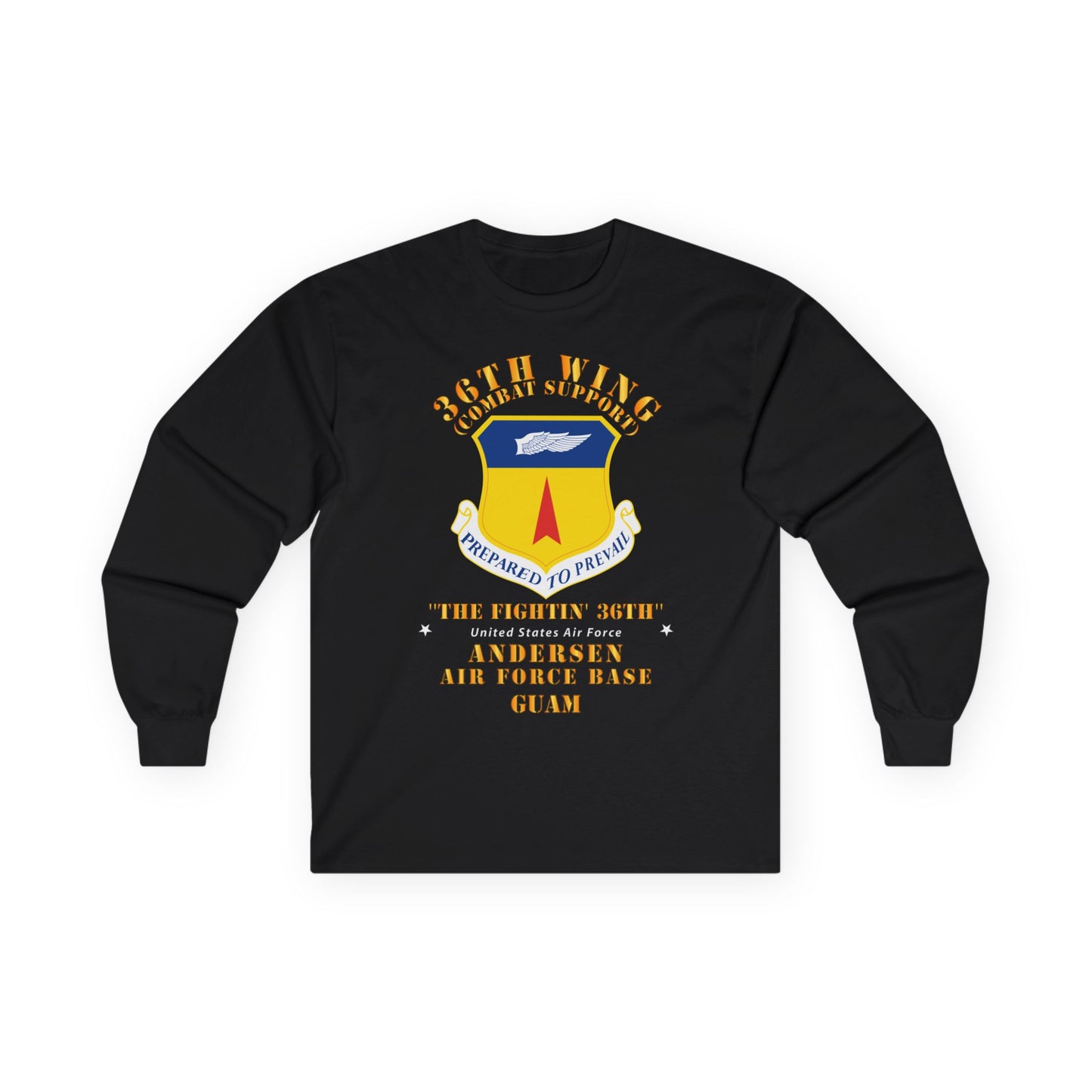 Unisex Ultra Cotton Long Sleeve Tee - USAF - 36th Wing - Anderson AFB - Guam