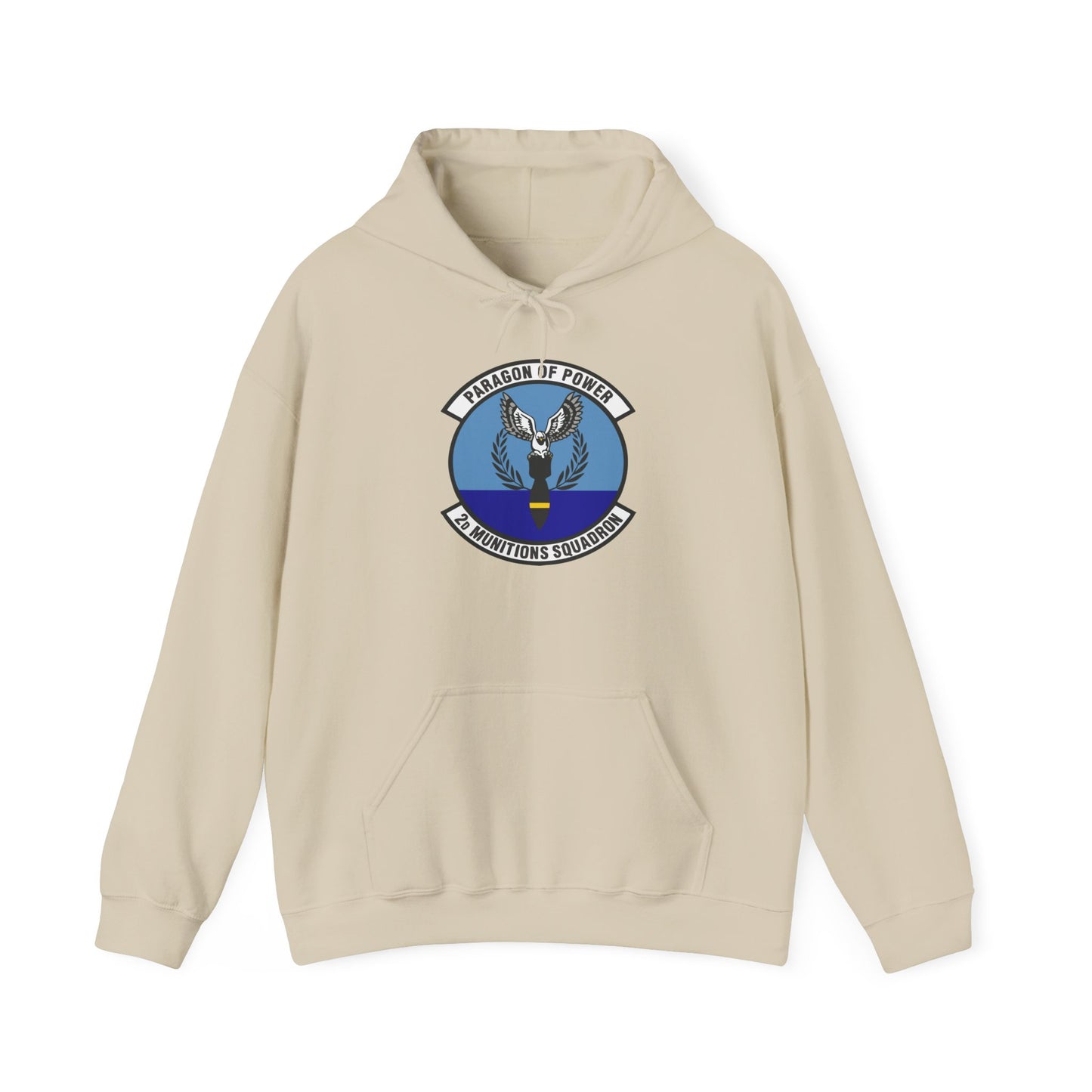 Unisex Heavy Blend Hooded Sweatshirt - USAF - 2nd Munitions Squadron wo txt