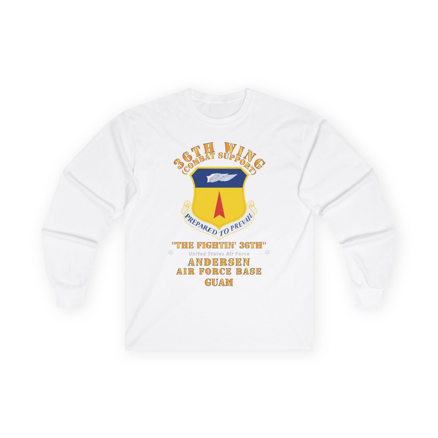 Unisex Ultra Cotton Long Sleeve Tee - USAF - 36th Wing - Anderson AFB - Guam