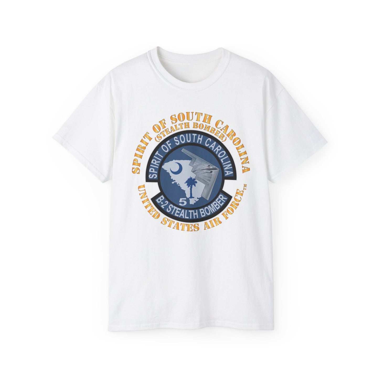 Unisex Ultra Cotton Tee - USAF - B2 - Spirit of South Carolina Stealth Bomber X 300