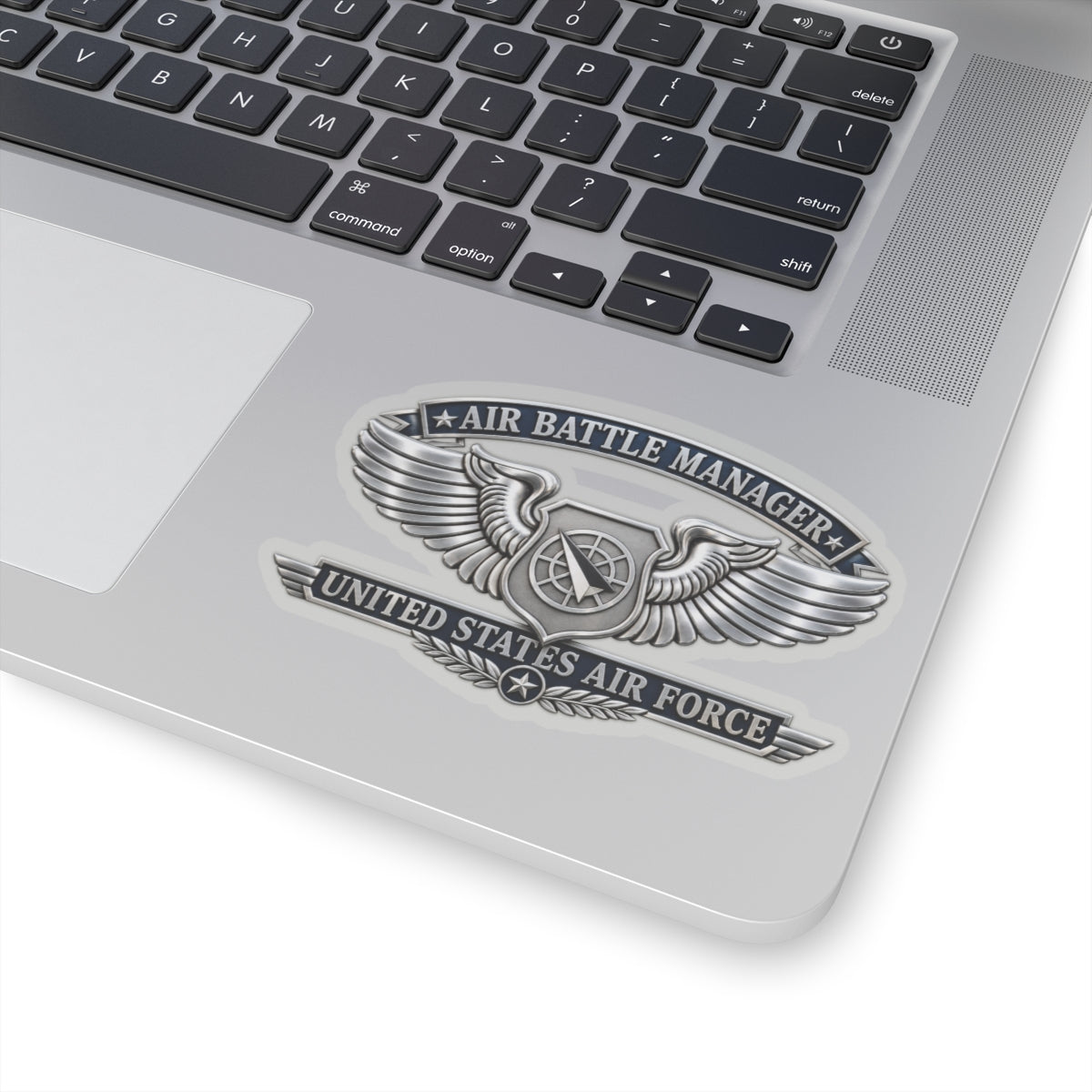 Kiss-Cut Stickers - USAF - Air Battle Manager Badge - United States Air Force- 3D - Enhanced