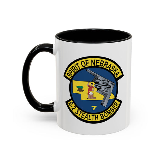 Accent Coffee Mug (11oz & 15oz) - USAF - B2 - Spirit of Nebraska - Stealth Bomber wo txt X 300