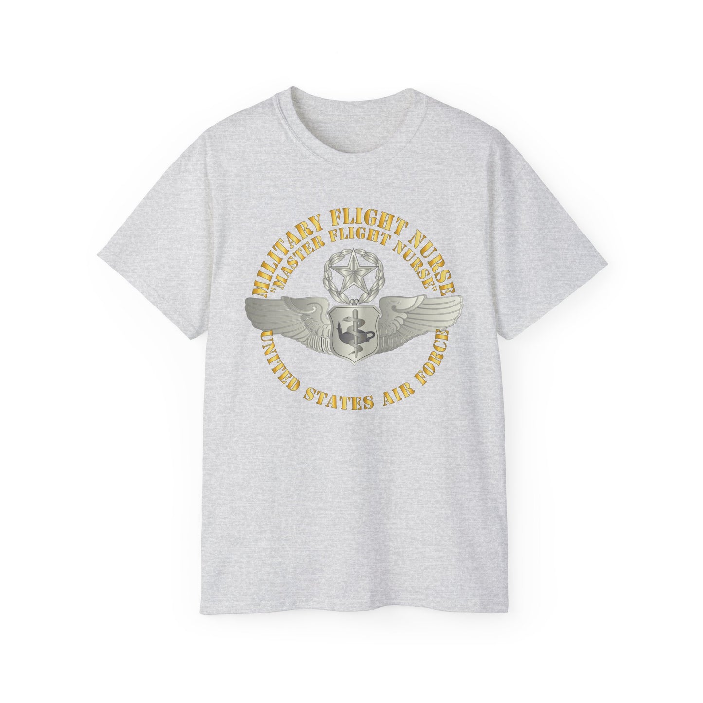 Unisex Ultra Cotton Tee - USAF - Military Flight Nurse - Flight Nurse - Master