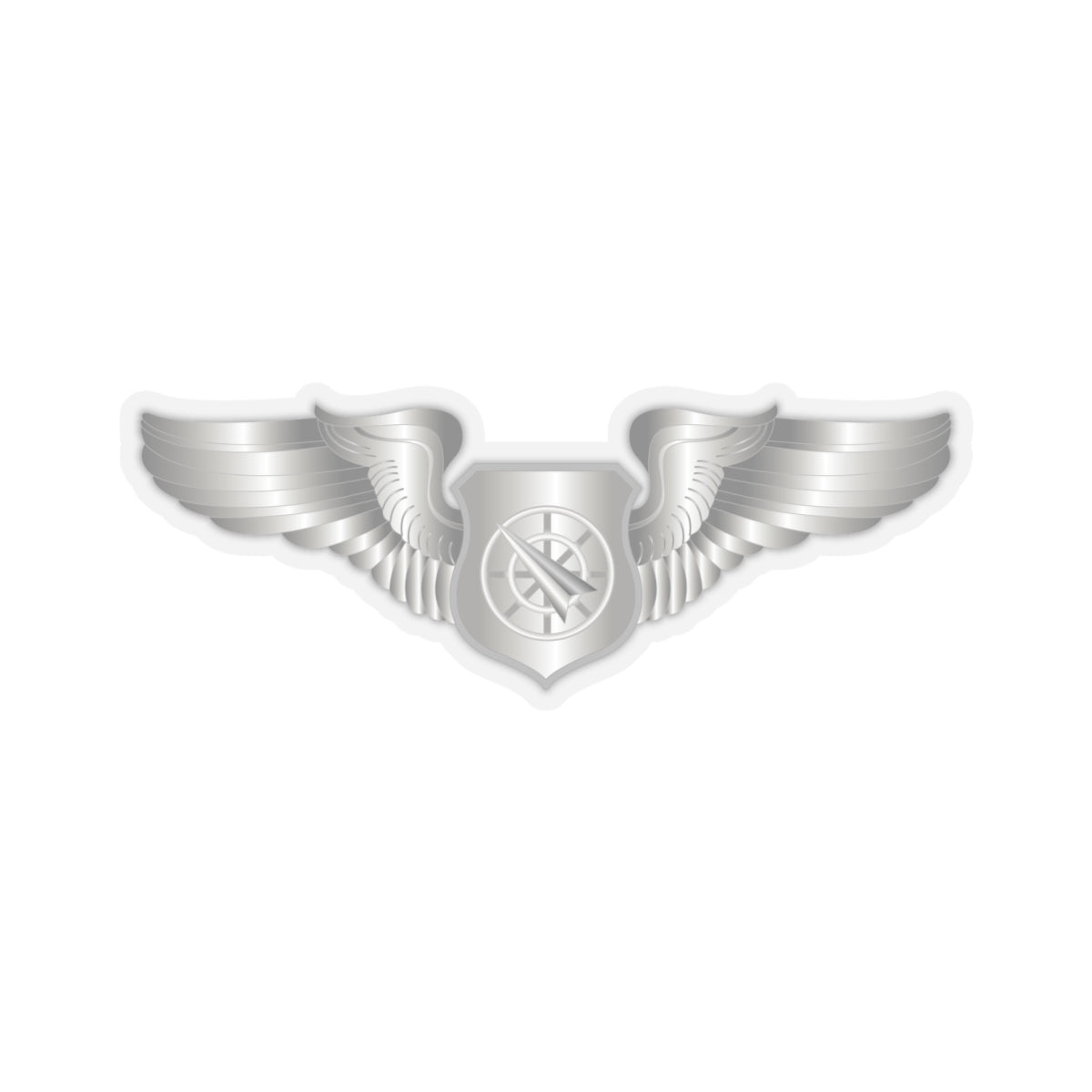 Kiss-Cut Stickers - USAF - Air Battle Manager - Basic Wings wo Txt