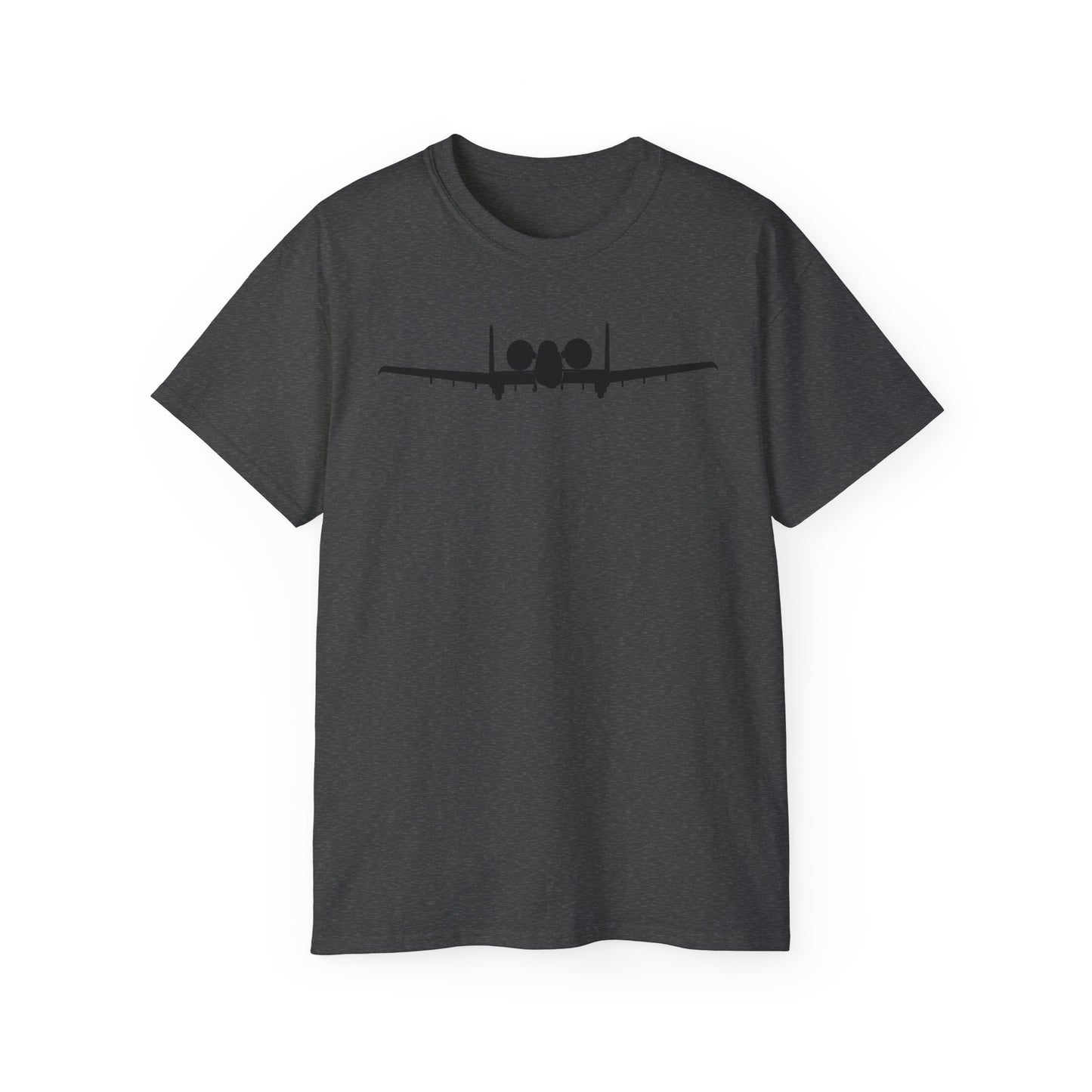 Unisex Ultra Cotton Tee - Aircraft - USAF - A-10 Thunderbolt II - Front - Silhouette X 300