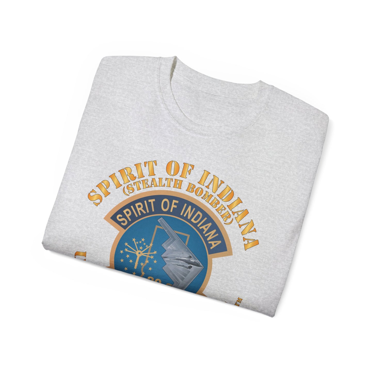 Unisex Ultra Cotton Tee - USAF - B2 - Spirit of Indiana - Stealth Bomber X 300