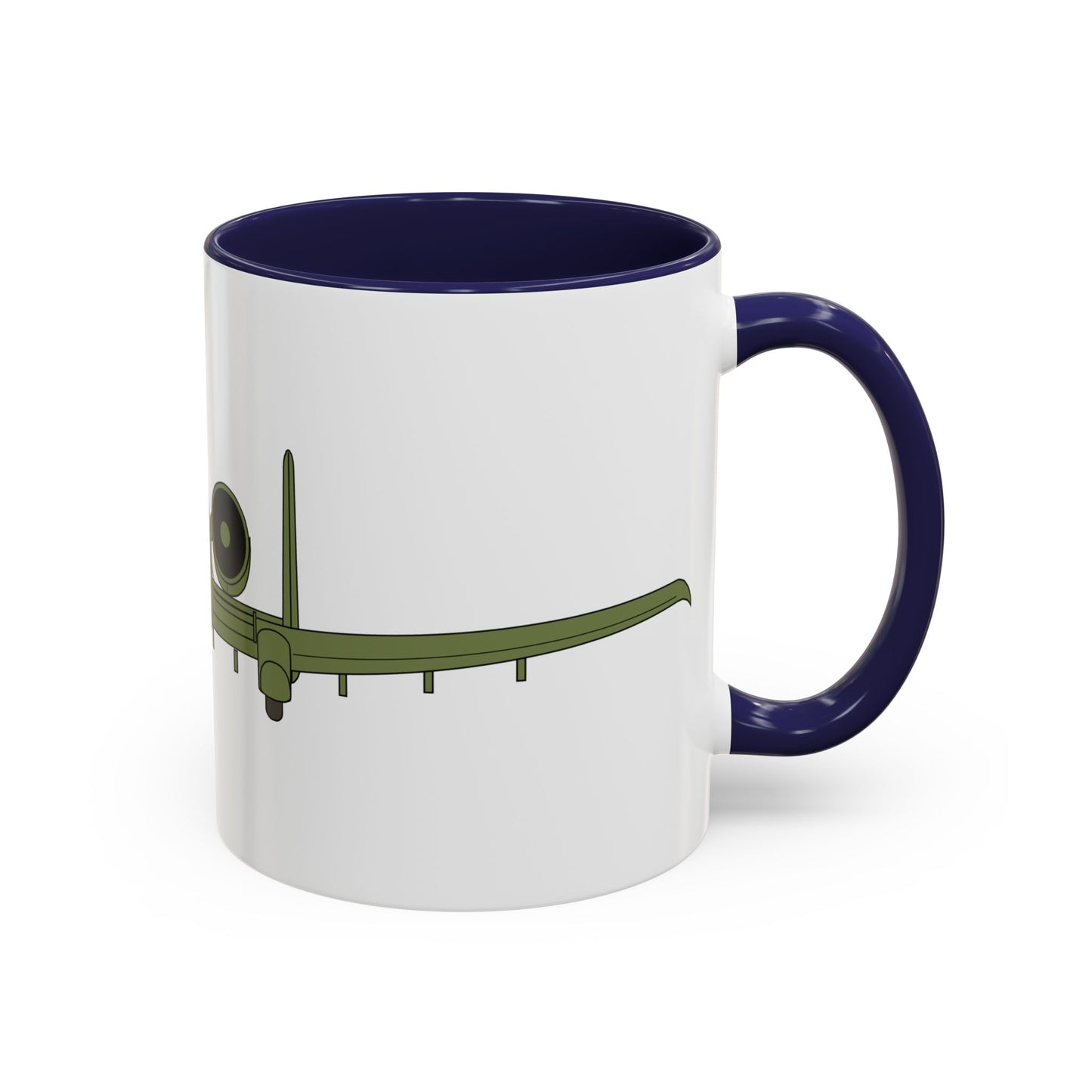 Accent Coffee Mug (11oz & 15oz) - Aircraft - USAF - A-10 Thunderbolt II - Front X 300
