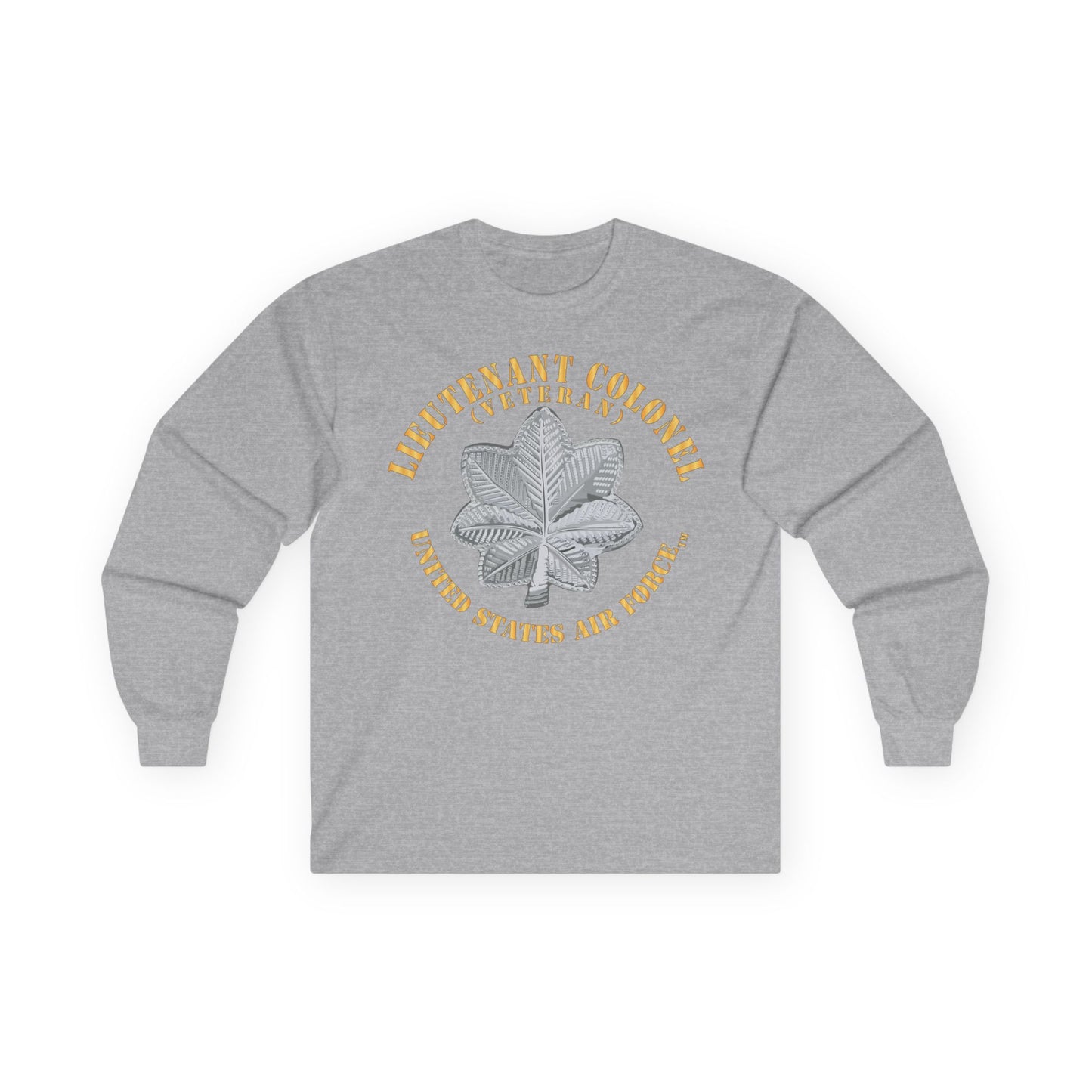 Unisex Ultra Cotton Long Sleeve Tee - USAF - Lieutenant Colonel - LTC - Veteran - TM X 300