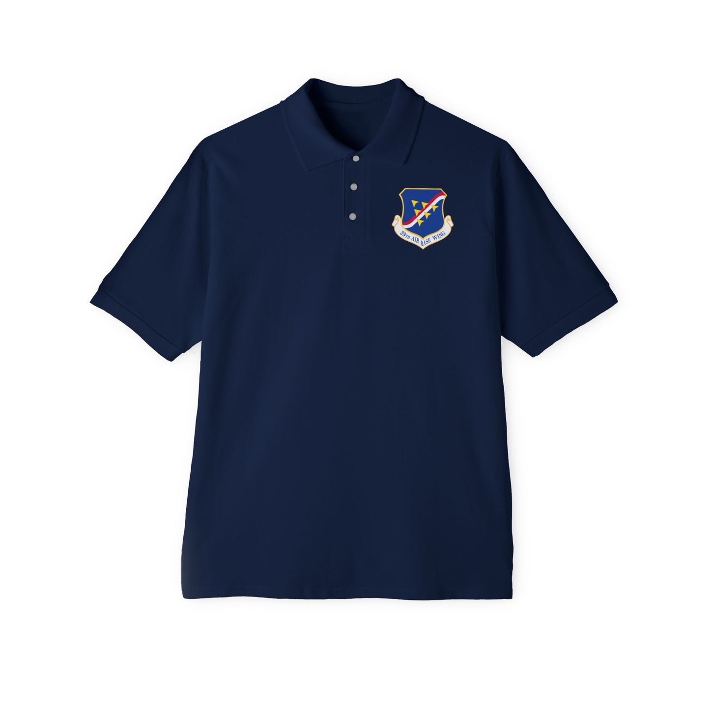 Men's Piqué Polo - USAF - 39th Airbase Wing wo Txt