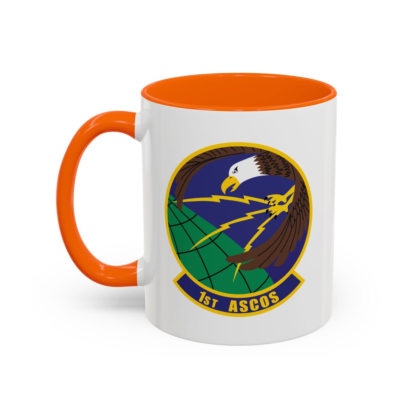 Accent Coffee Mug (11oz & 15oz) - USAF - 1st Air & Space Communications Operations Sq wo txt X 300