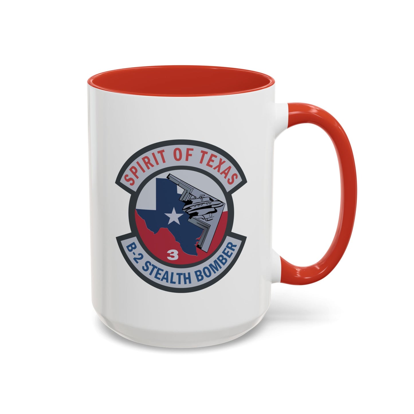 Accent Coffee Mug (11oz & 15oz) - USAF - B2 - Spirit of Texas - Stealth Bomber wo txt X 300