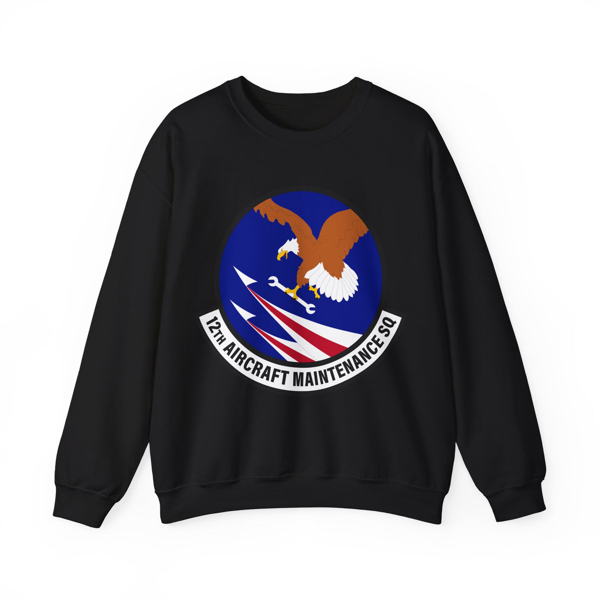 Crewneck Sweatshirt - USAF - 12th Aircraft Maintenance Squadron wo txt