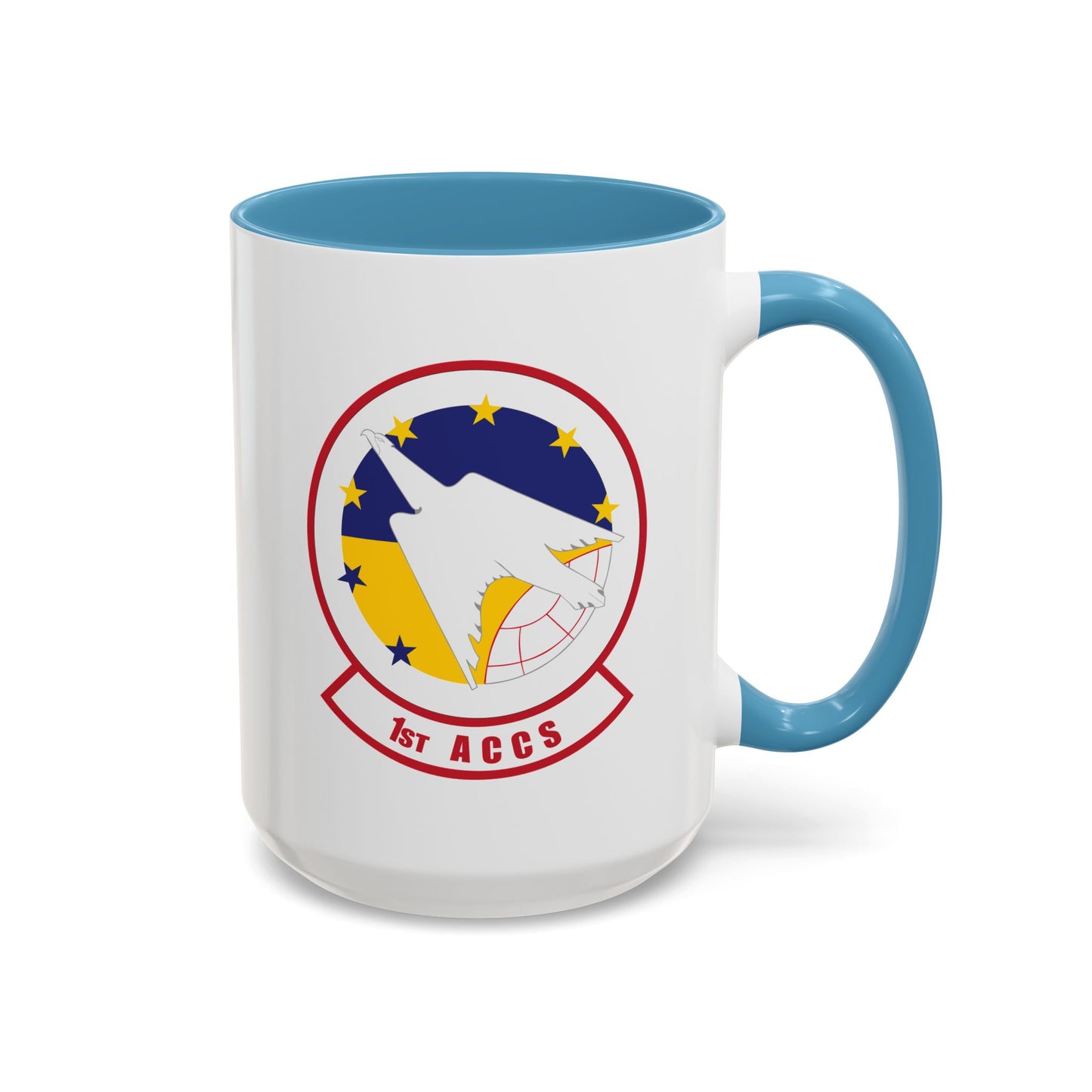 Accent Coffee Mug (11oz & 15oz) - USAF - 1st Airborne Command Control Squadron (ACC) wo txt X 300